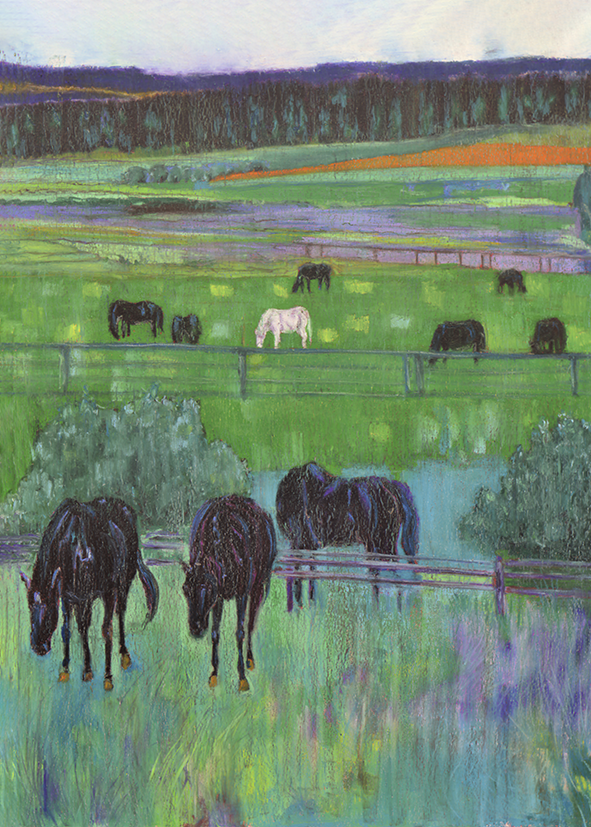 Кеша (Ирина Гусева) (Графика печатная - 
                  50 x 70 см) Без названия 2