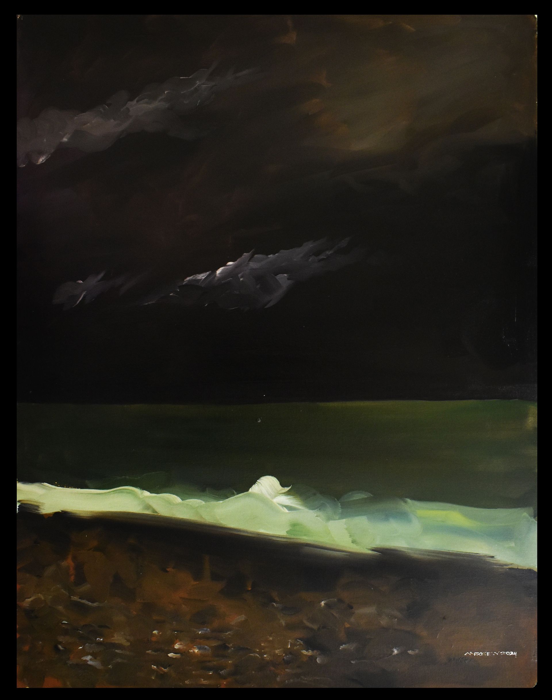Andree.V (Картина, живопись - 
                  60 x 80 см) Шторм. Черное море