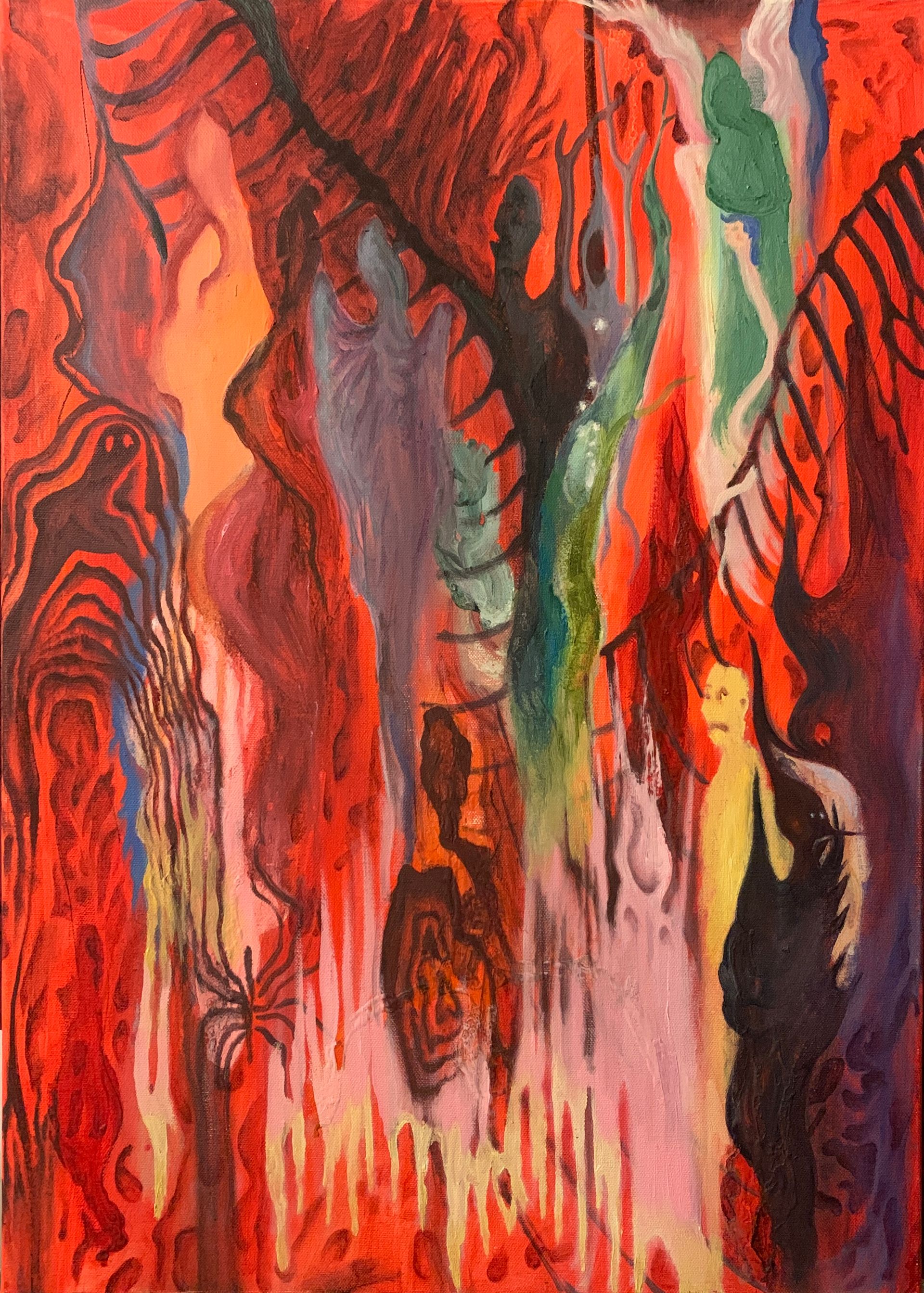 Василиса Лебедева (Картина, живопись - 
                  50 x 70 см) Люди тени 3