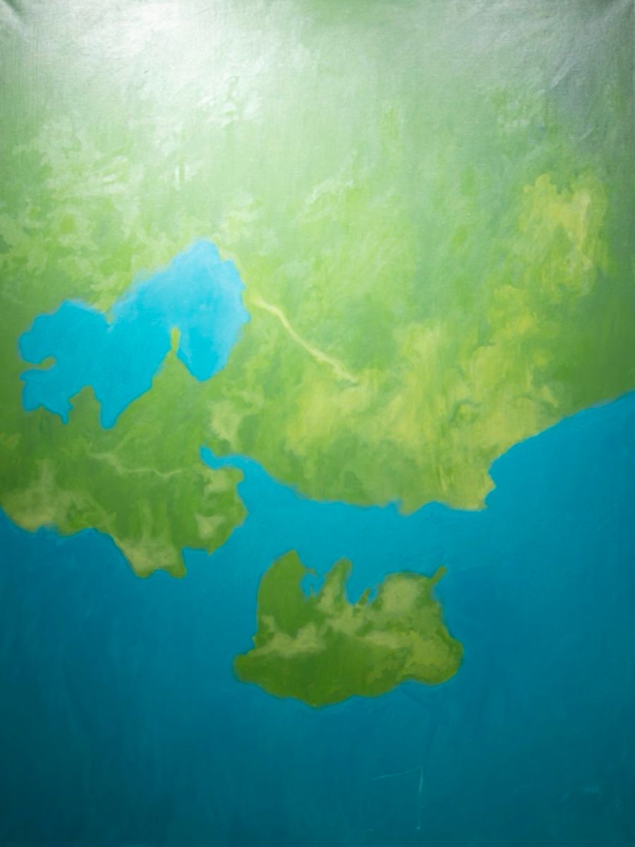 Виктория Никулочкина (Картина, живопись - 
                  90 x 120 см) Индонезия