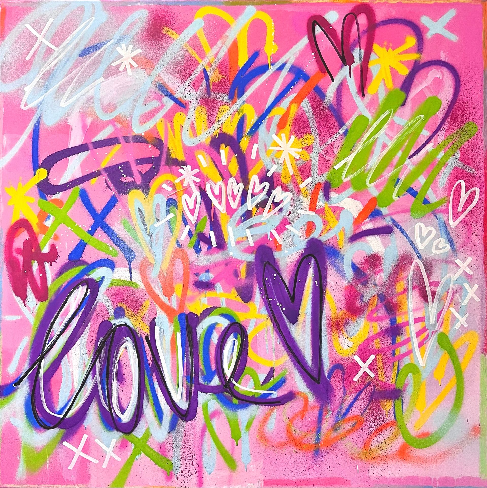 Анна Ганина (Картина, живопись - 
                  100 x 100 см) Mr. Brightside