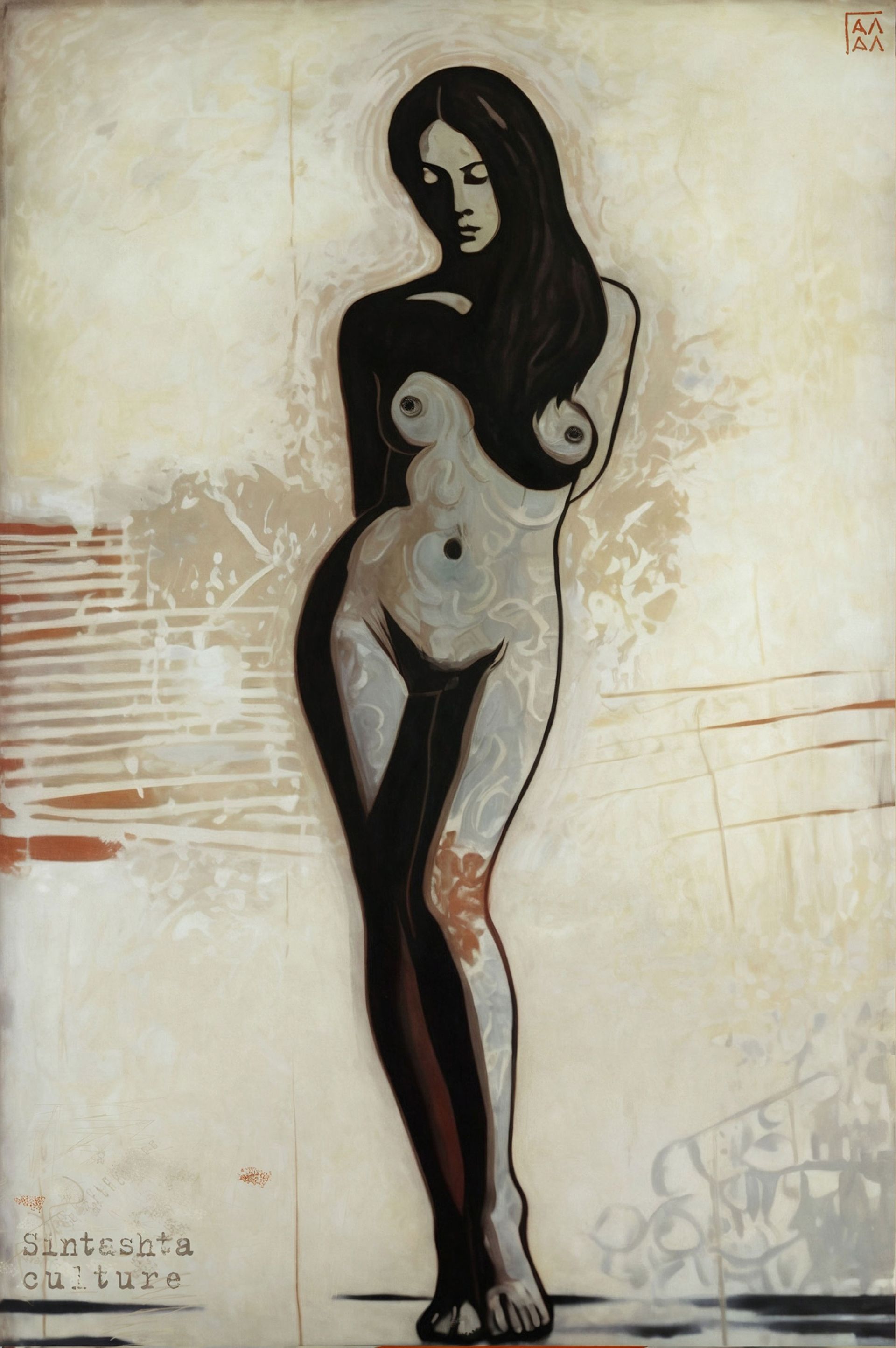 Александр Галяцкий (Графика цифровая (принты) - 
                  40 x 60 см) Синташтинская культура