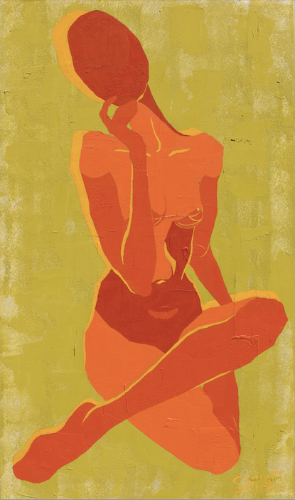 Shomina Ti (Картина, живопись - 
                  70 x 120 см) Богиня Ювента