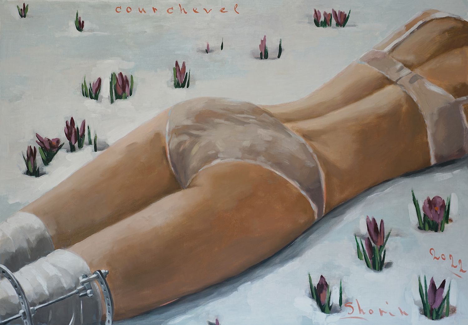 Дмитрий Шорин (Картина, живопись - 
                  145 x 100 см) Courchevel