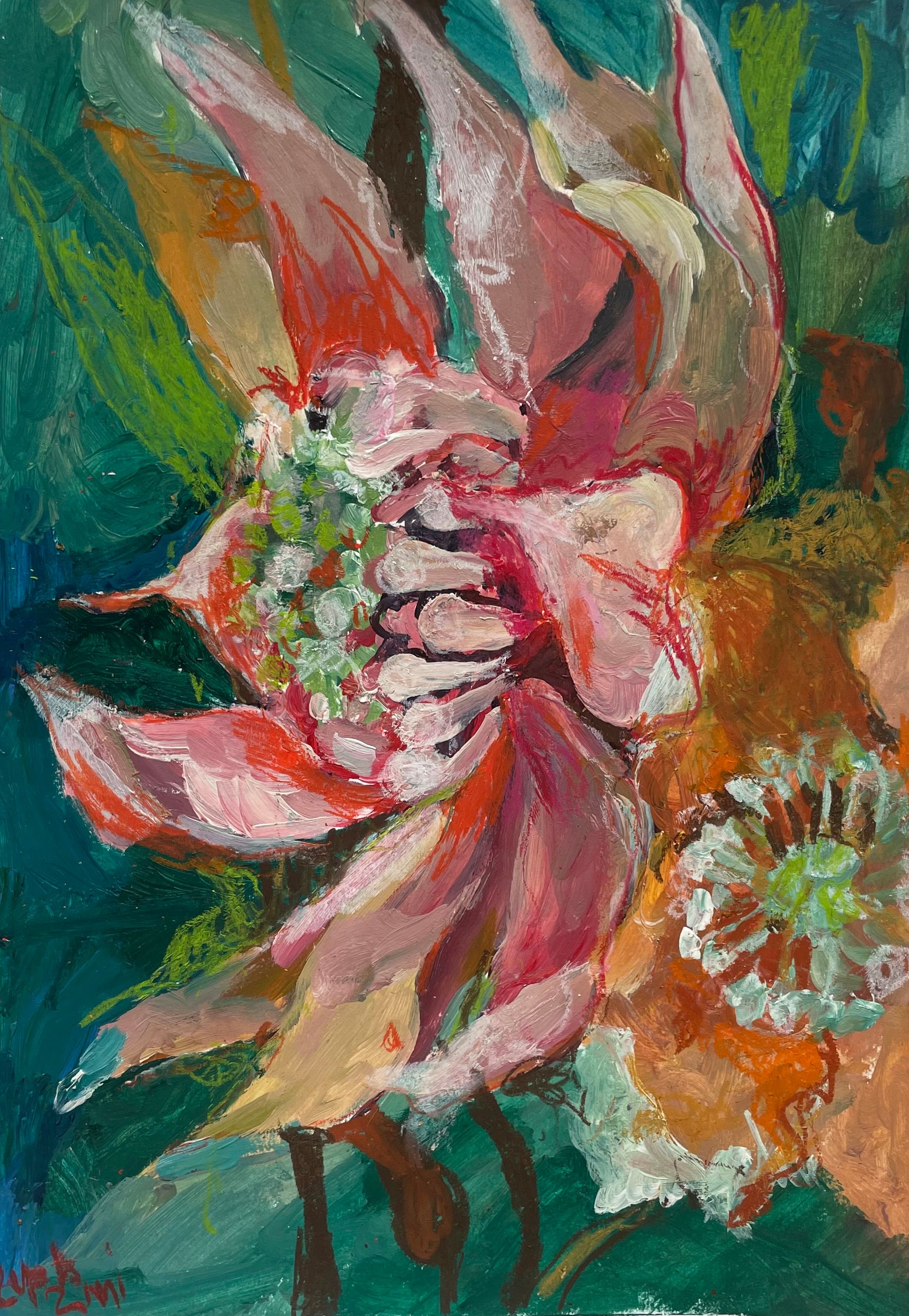 Валерия Зимятова (Авторская графика - 
                  30 x 42 см) Pink