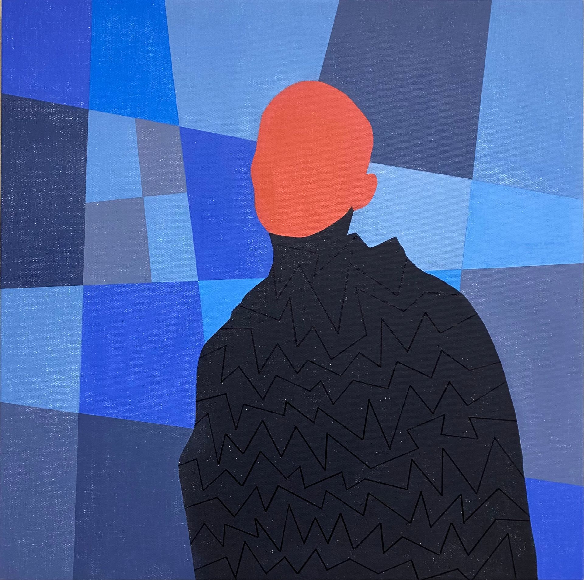 Юрий Ростиславский (Картина, живопись - 
                  70 x 70 см) Модель