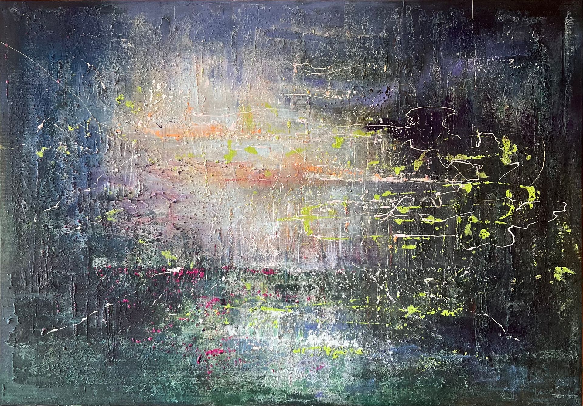 Катерина Горячева (Картина, живопись - 
                  100 x 70 см) Электрическая