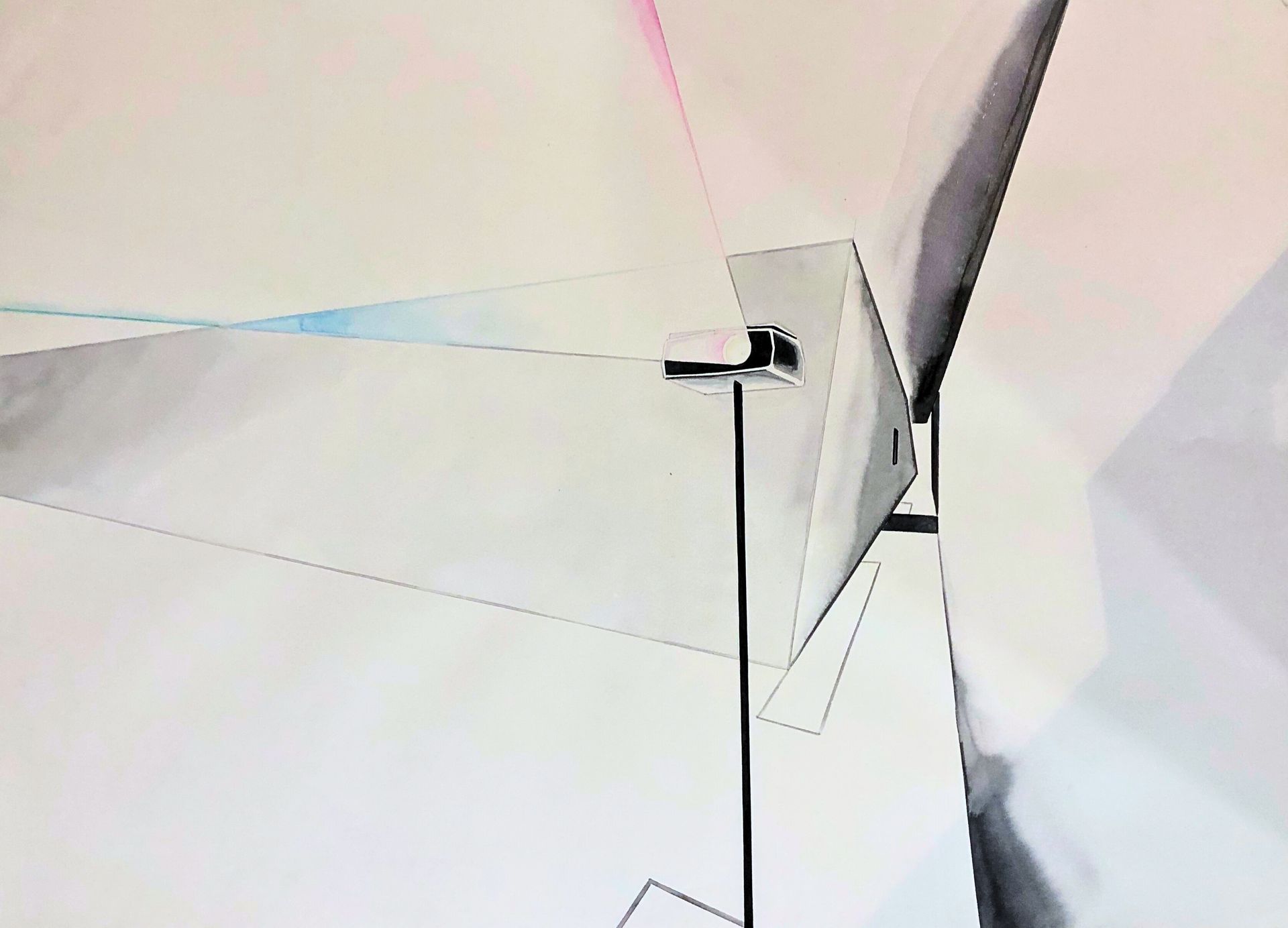 Сергей Лоцманов (Авторская графика - 
                  75 x 55 см) Без названия