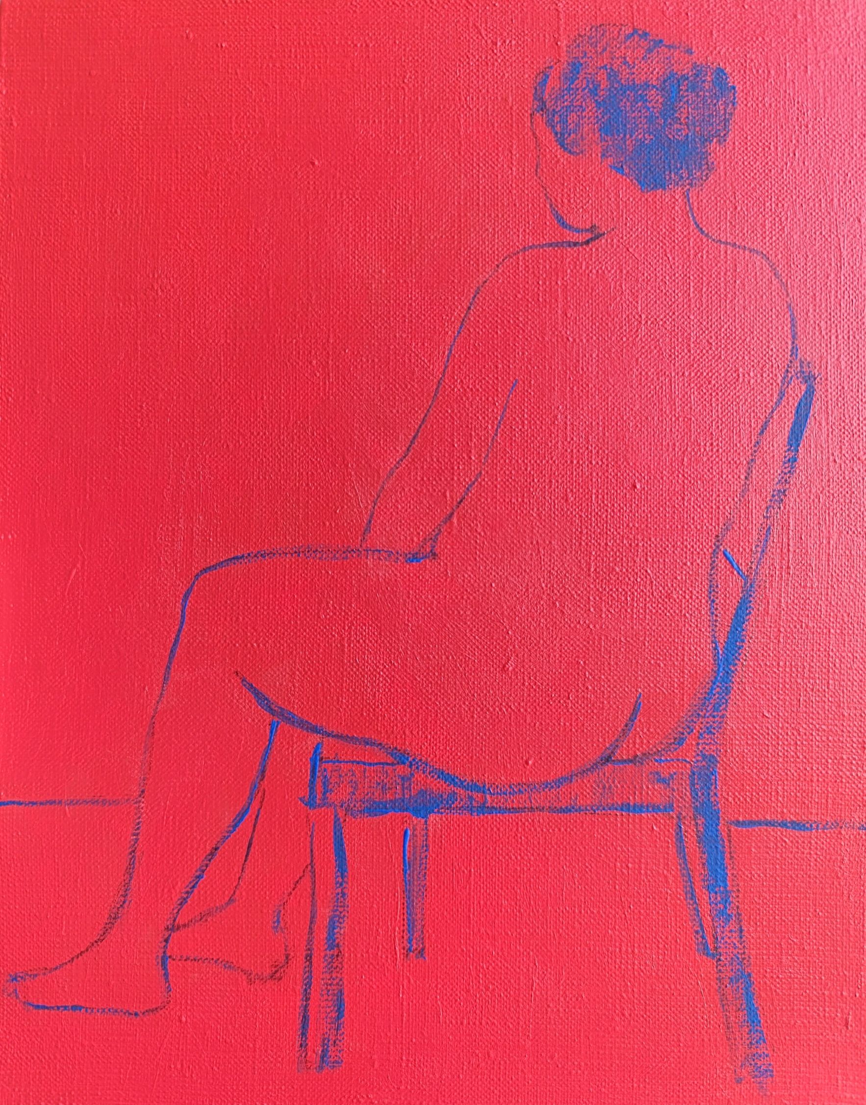 Дарья Петухова (Картина, живопись - 
                  24 x 30 см) Натурщица