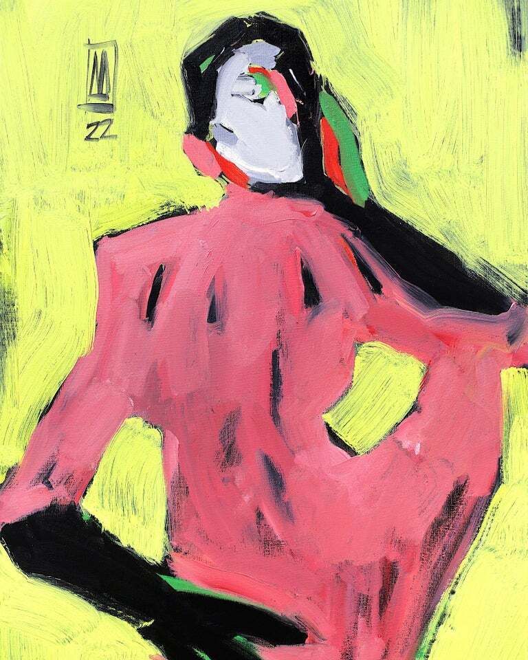 Анастасия Даниленко (Картина, живопись - 
                  50 x 70 см) Слушатель