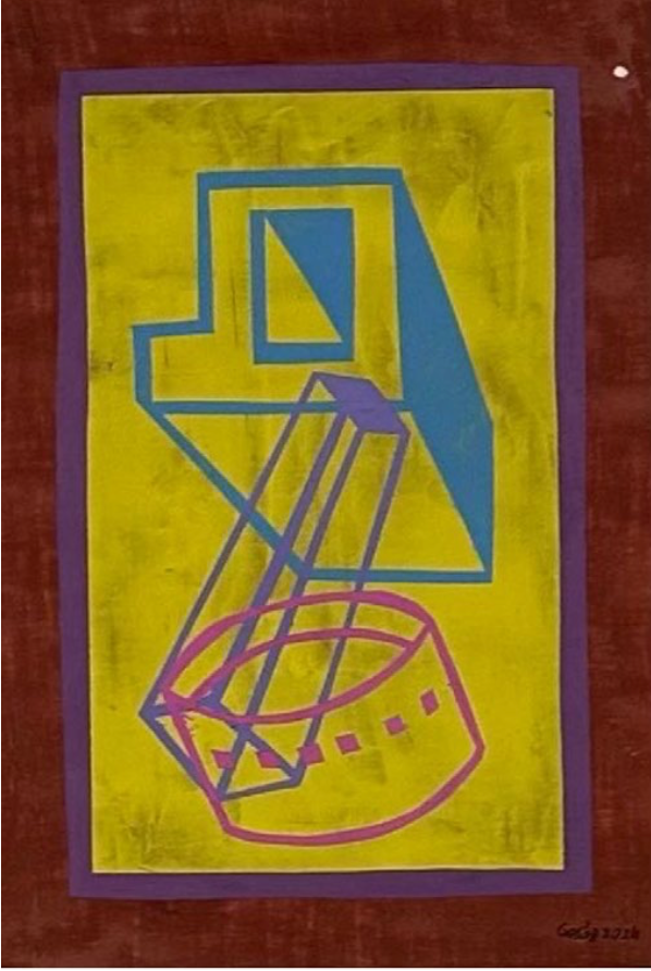 Гоша Острецов (Авторская графика - 
                  22 x 30 см) Манеж