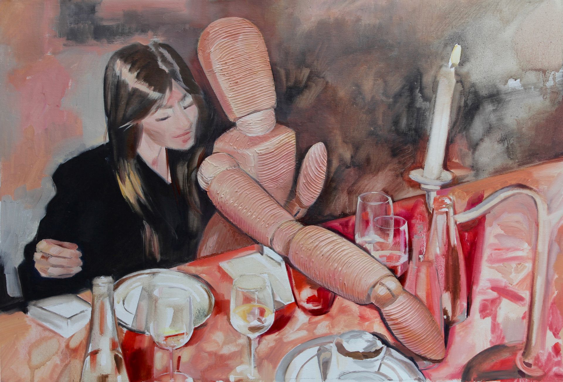 Ирина Александрова (Картина, живопись - 
                  60 x 40 см) По секрету