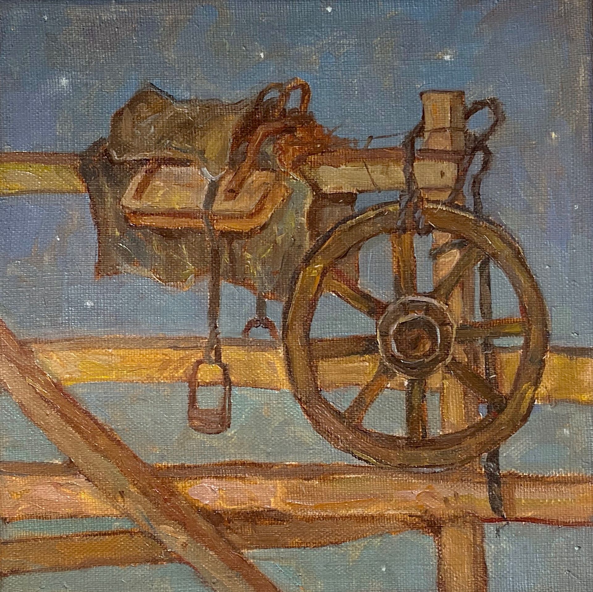 Залифа Хибатова (Картина, живопись - 
                  20 x 20 см) Воспоминания