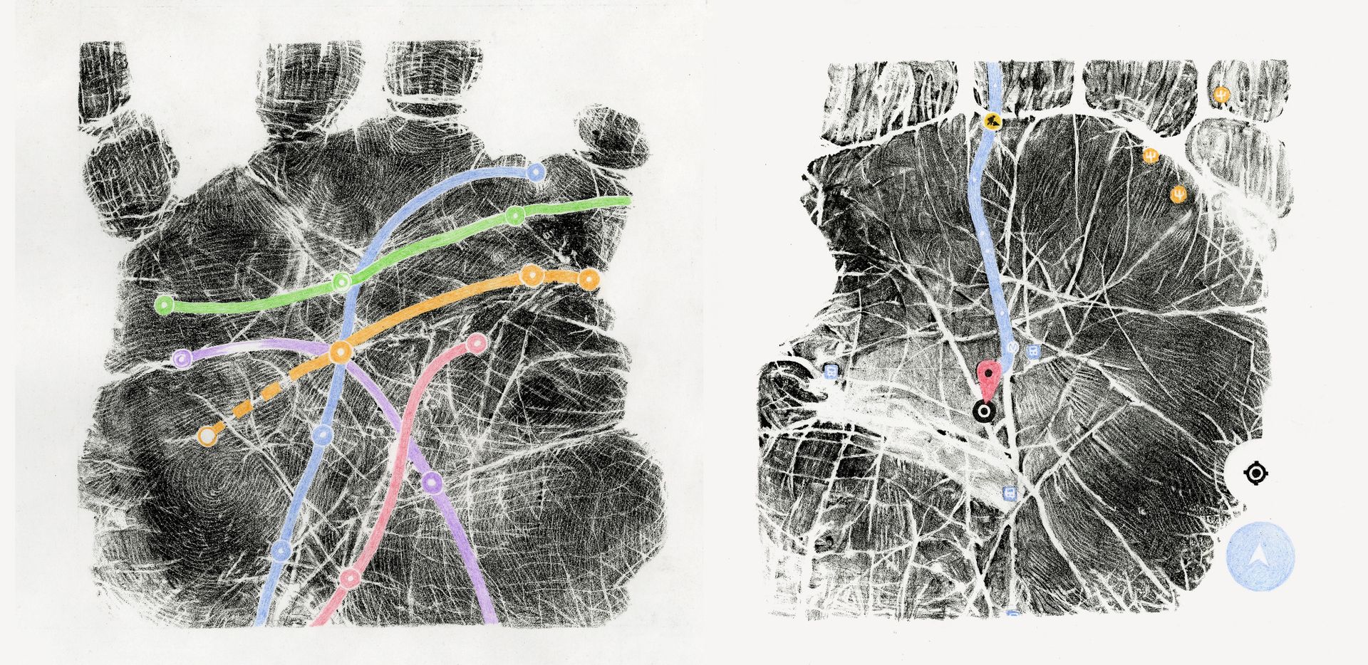 Егор Щаблыкин (Графика печатная - 
                  60 x 35 см) Горожанин