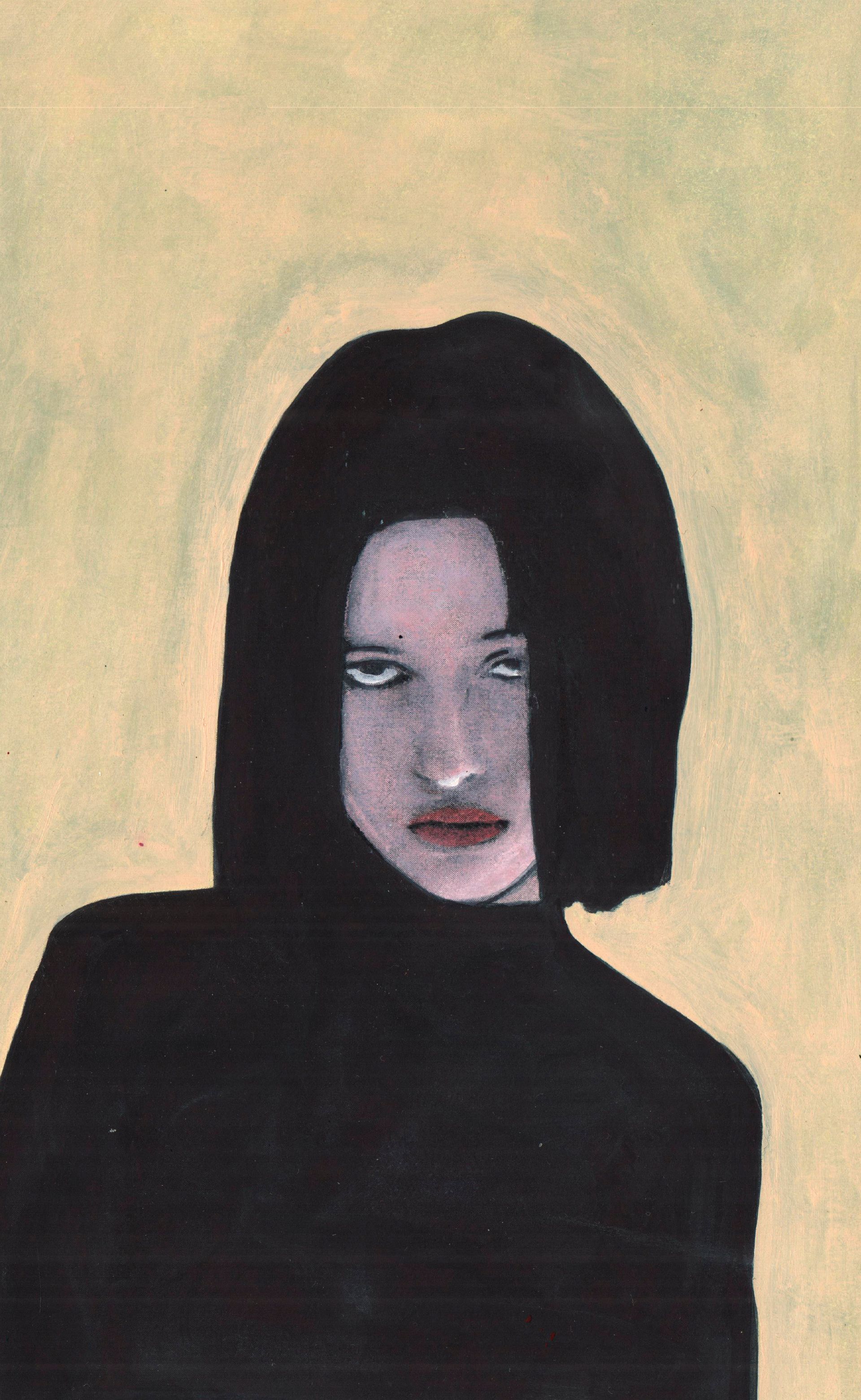 Nickie Zimov (Картина, живопись - 
                  30 x 45 см) project #9