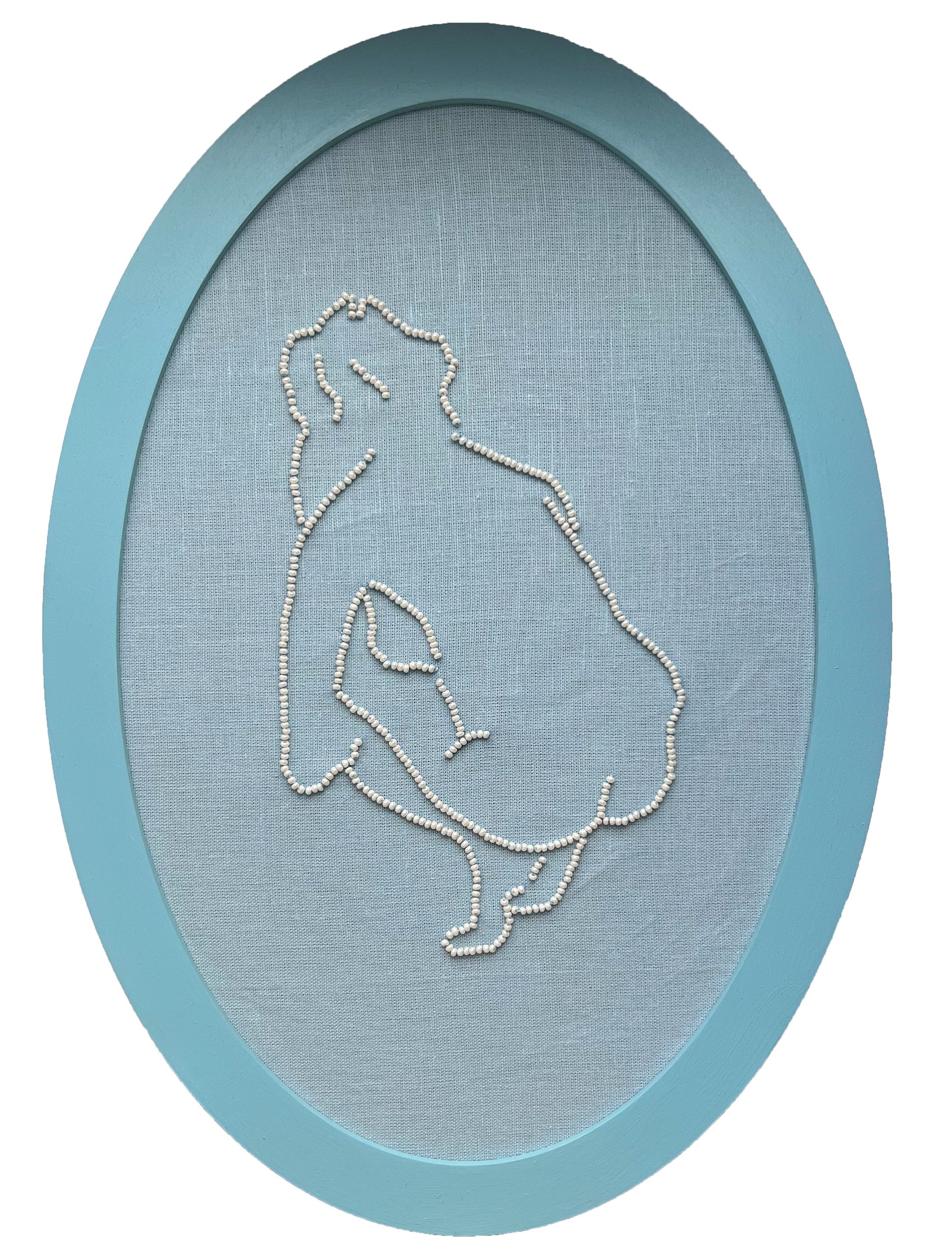 Юлия Шабанова (Вышивка - 
                  24 x 34 см) Очарование линий