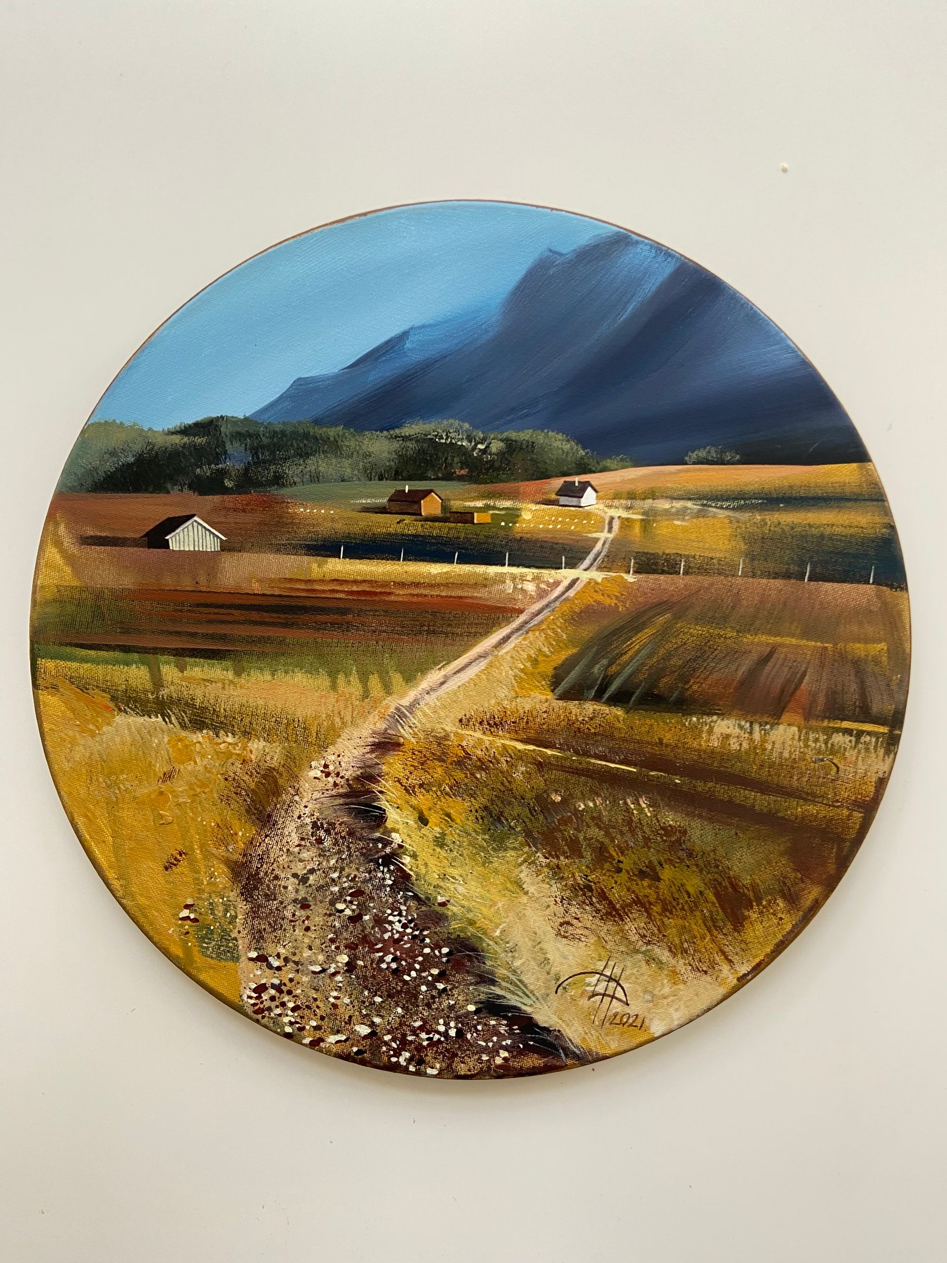 Динара Хёртнагль (Картина, живопись - 
                  40 x 40 см) Skylights
