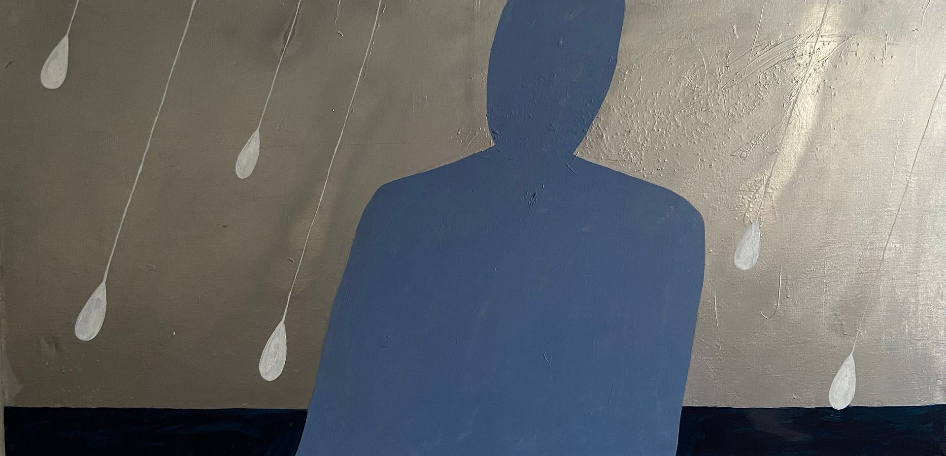 Елизавета Залиева (Картина, живопись - 
                  120 x 60 см) Белый день