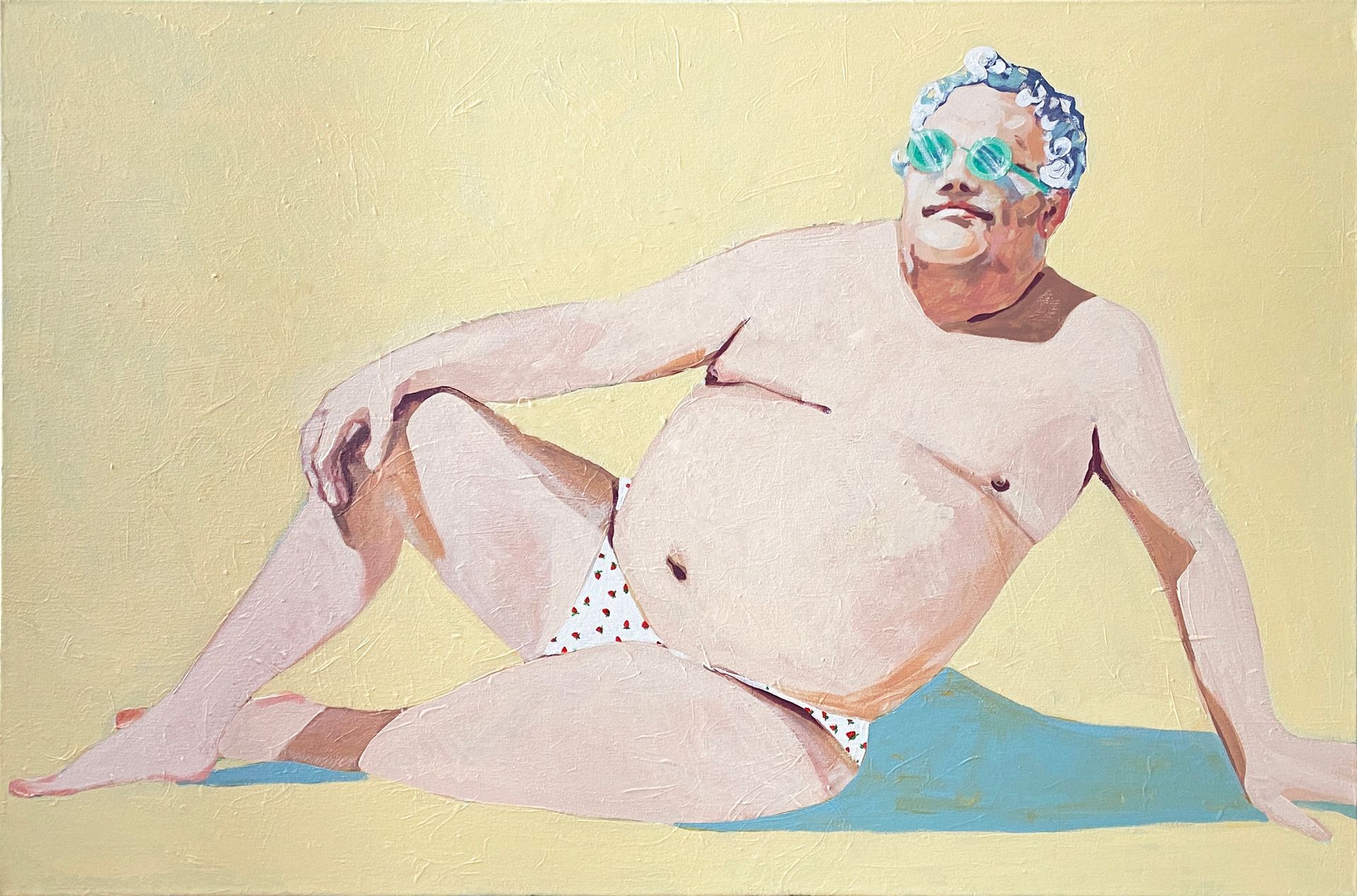Анастасия Соловьева (Картина, живопись - 
                  120 x 80 см) Strawberry boy