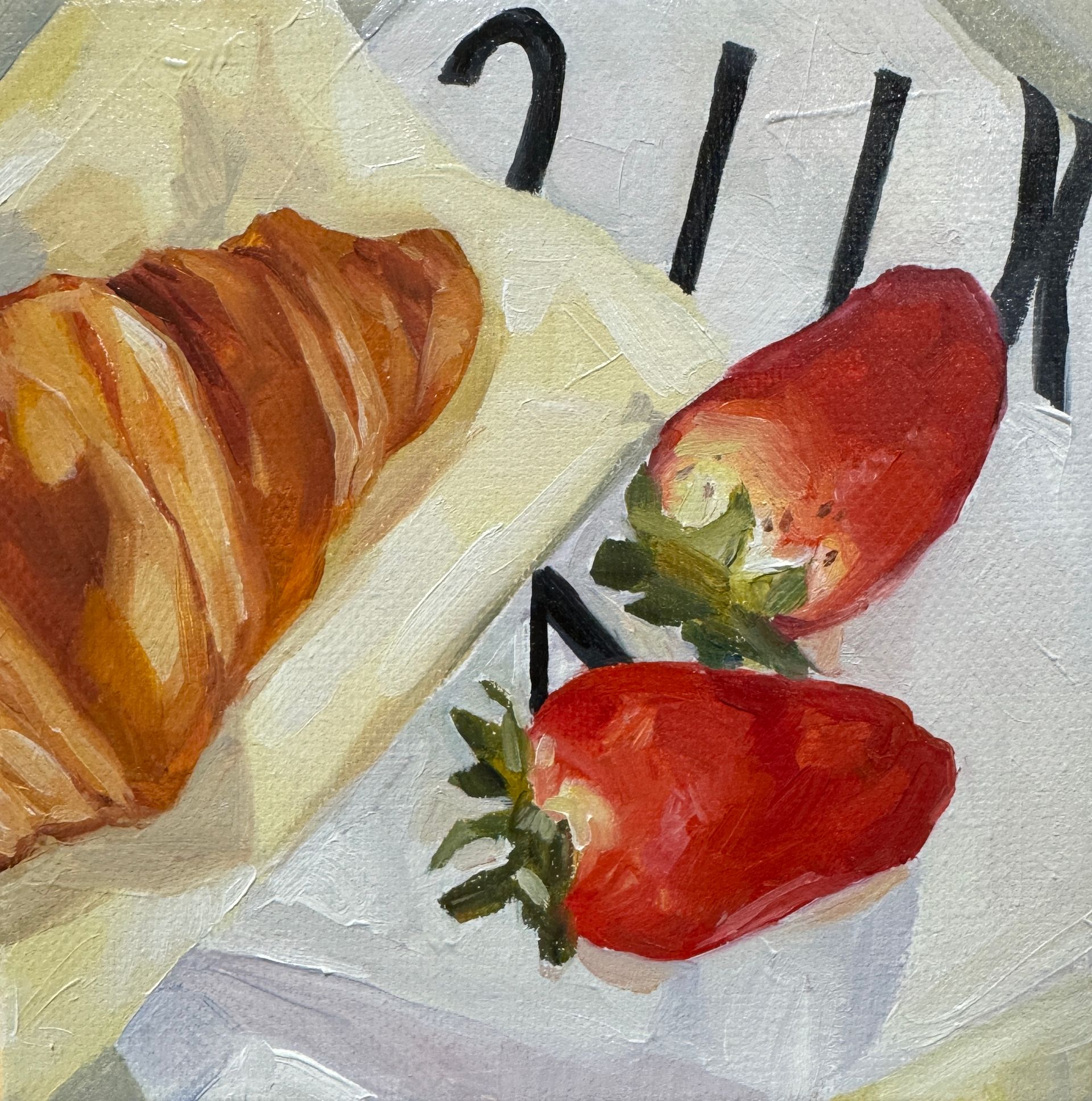 Алиса Дьякова (Картина, живопись - 
                  15 x 15 см) Фрагмент лета