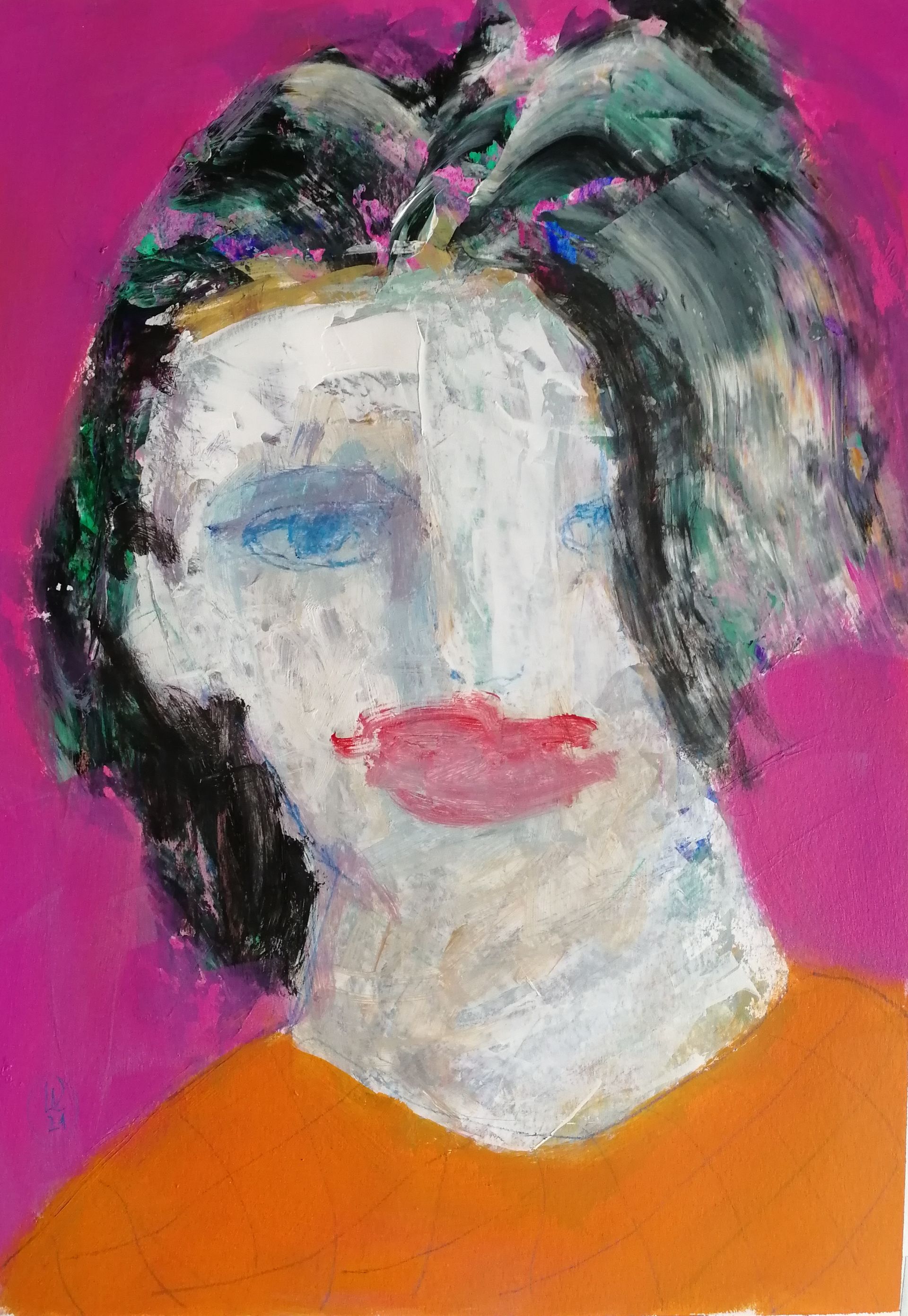 Елена Науширванова (Авторская графика - 
                  29.7 x 42 см) Сегодня есть. Завтра нет.