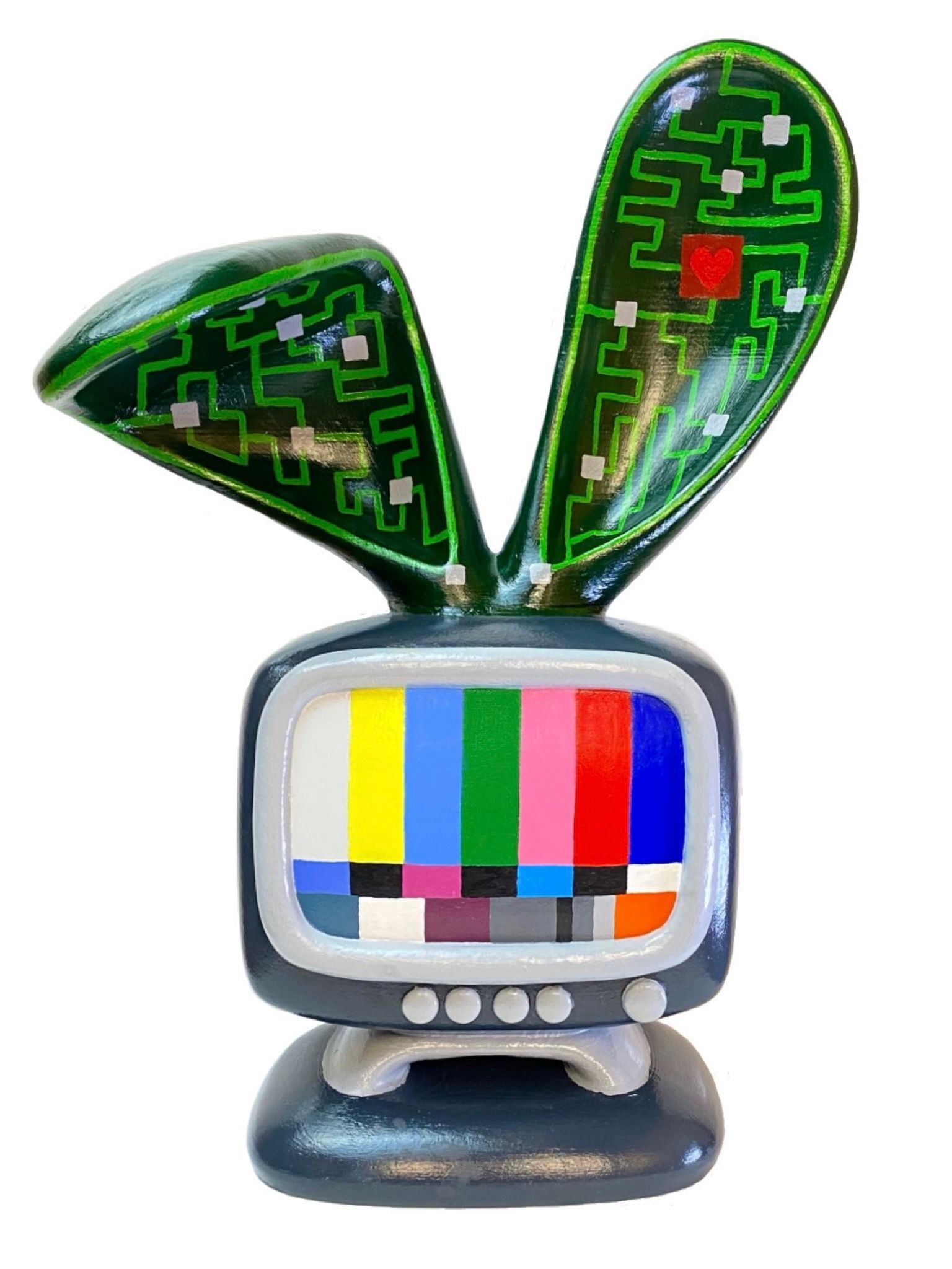 Кирилл Суриков (Скульптура - 
                  28 x 40 см) Love-Chip Bunny TV