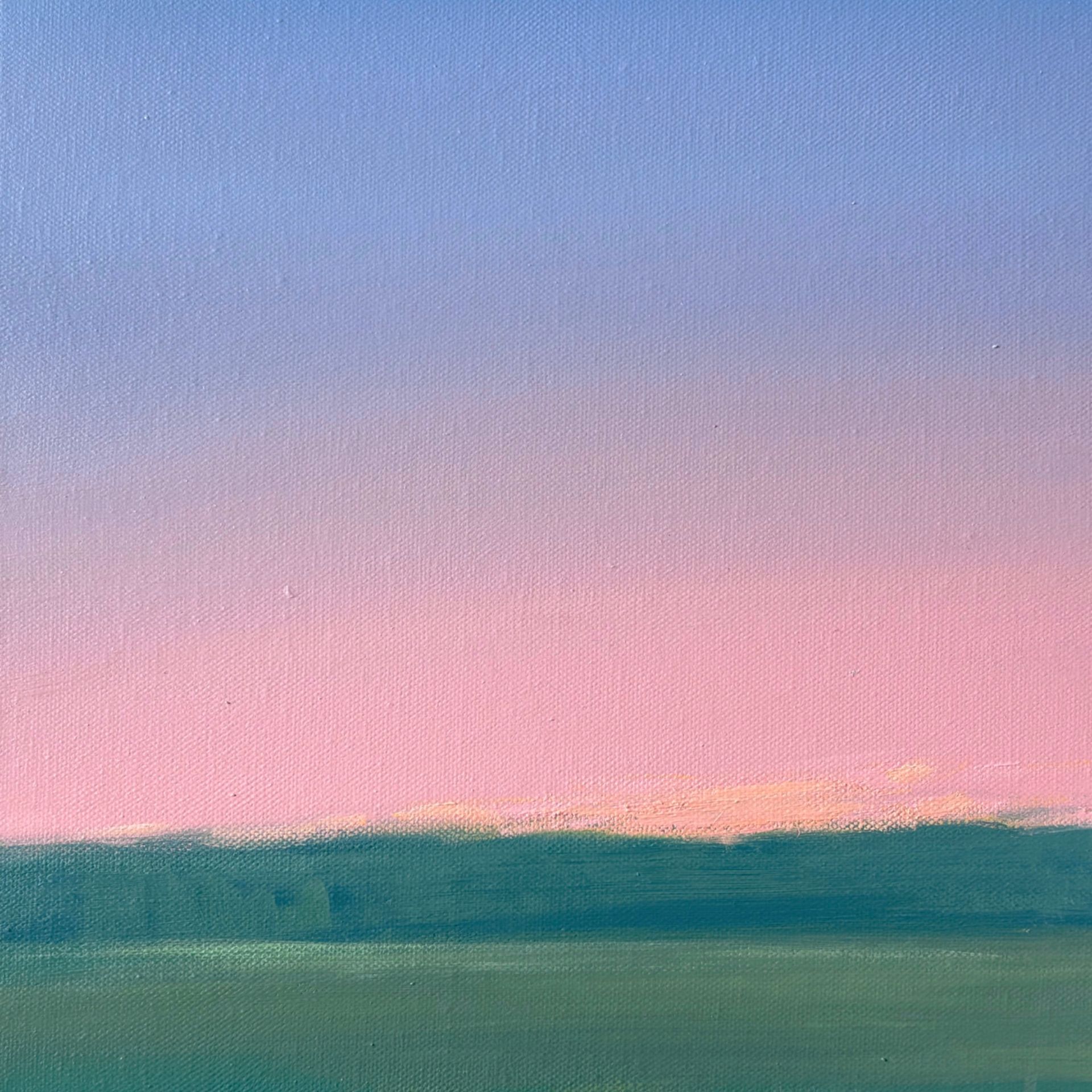 Александра Савина (Картина, живопись - 
                  30 x 30 см) Летний вечер