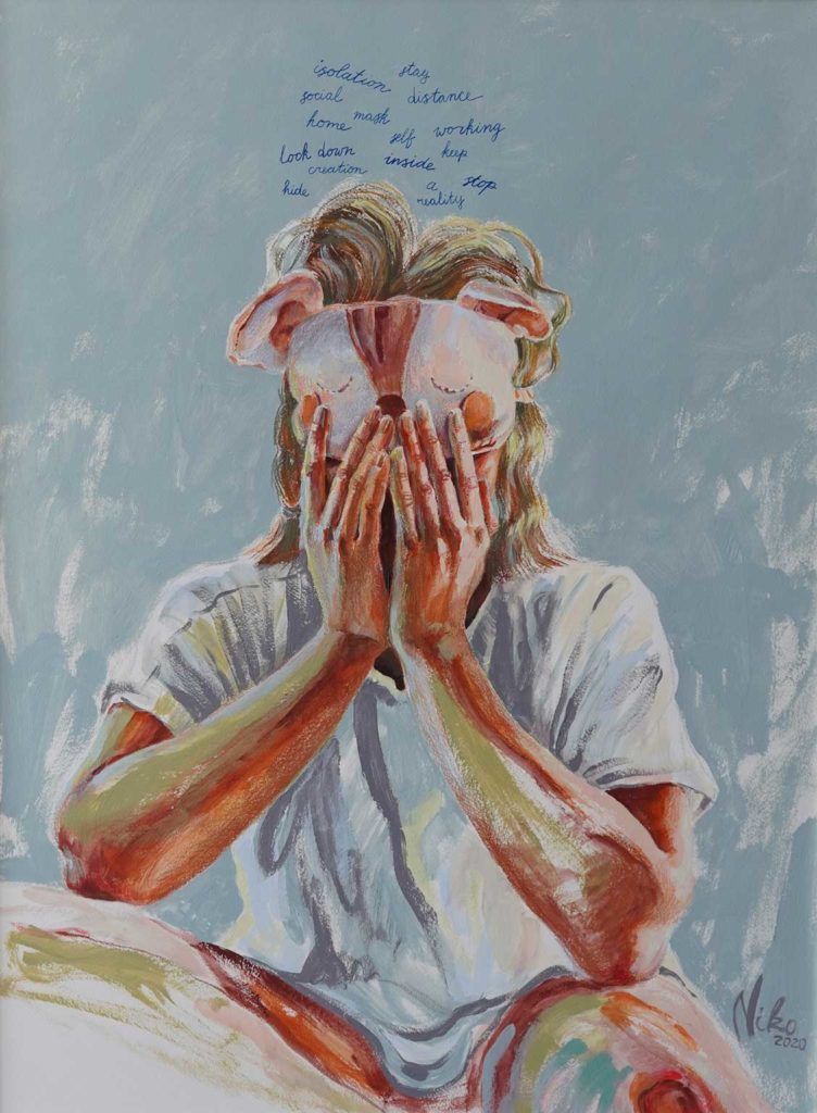Марина Нико (Авторская графика - 
                  53 x 72 см) Год