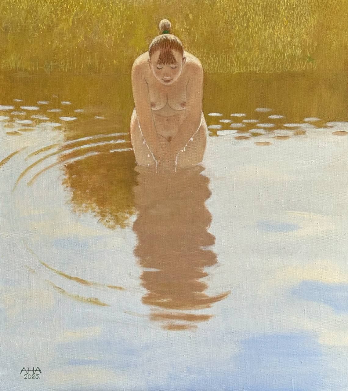 Андрей Аверьянов (Картина, живопись - 
                  90 x 100 см) Тишина