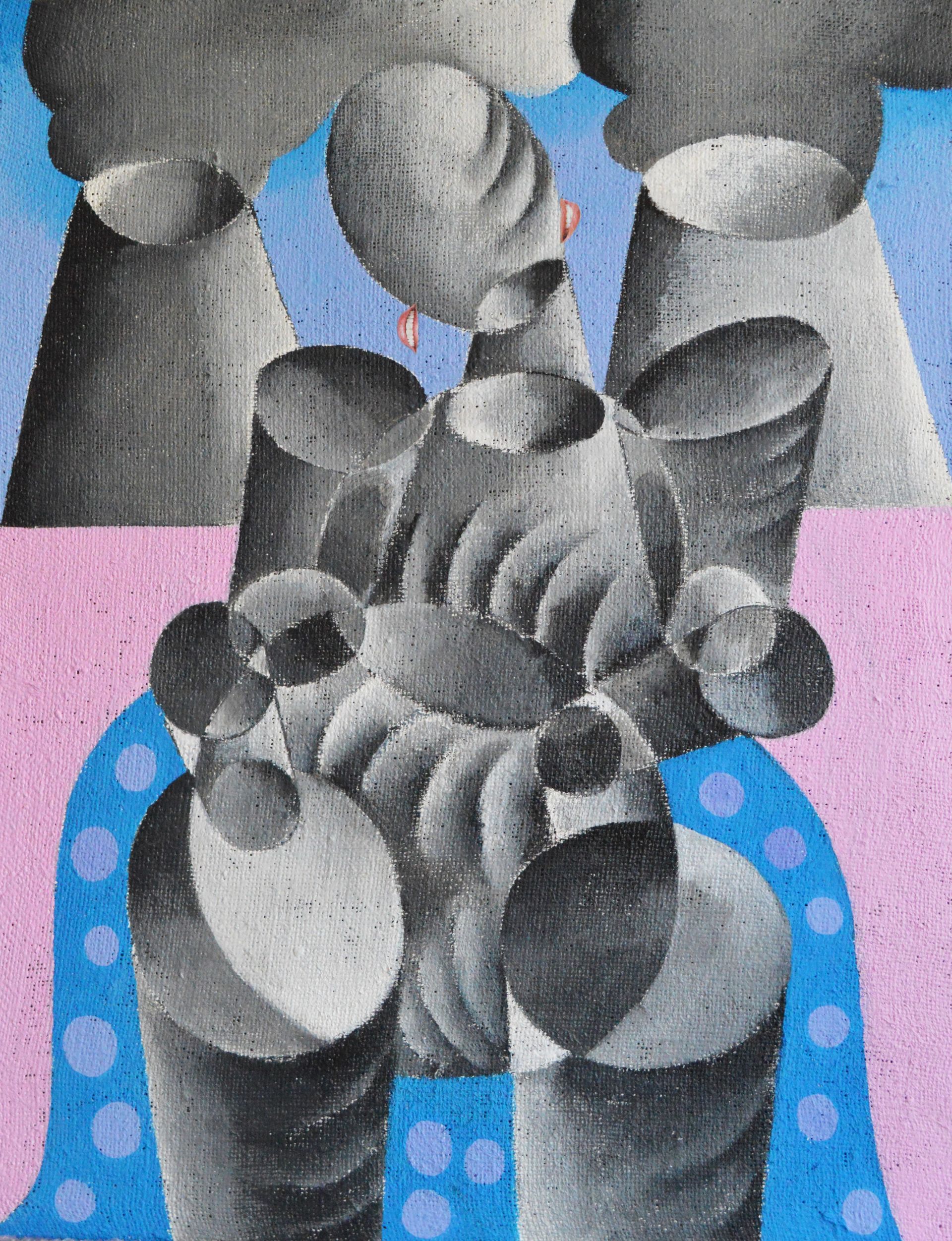 Лиля Ким (Картина, живопись - 
                  70 x 90 см) Конструкция. Цветение