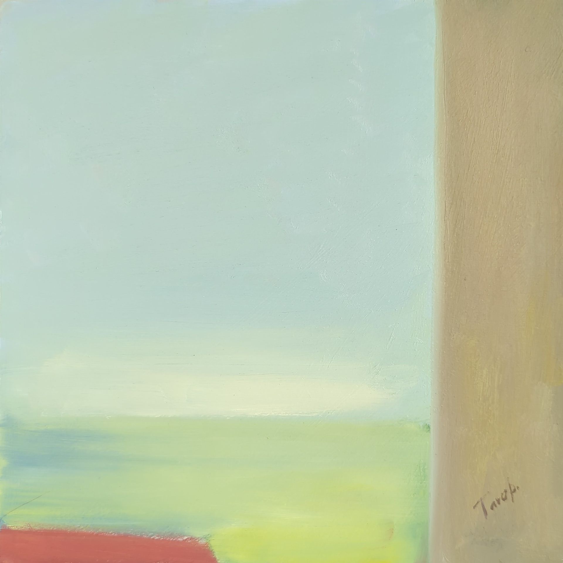 Анастасия Таюрская (Картина, живопись - 
                  25 x 25 см) Небо