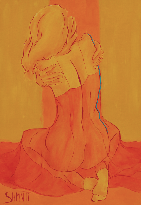 Shomina Ti (Картина, живопись - 
                  70 x 100 см) Наедине с собой