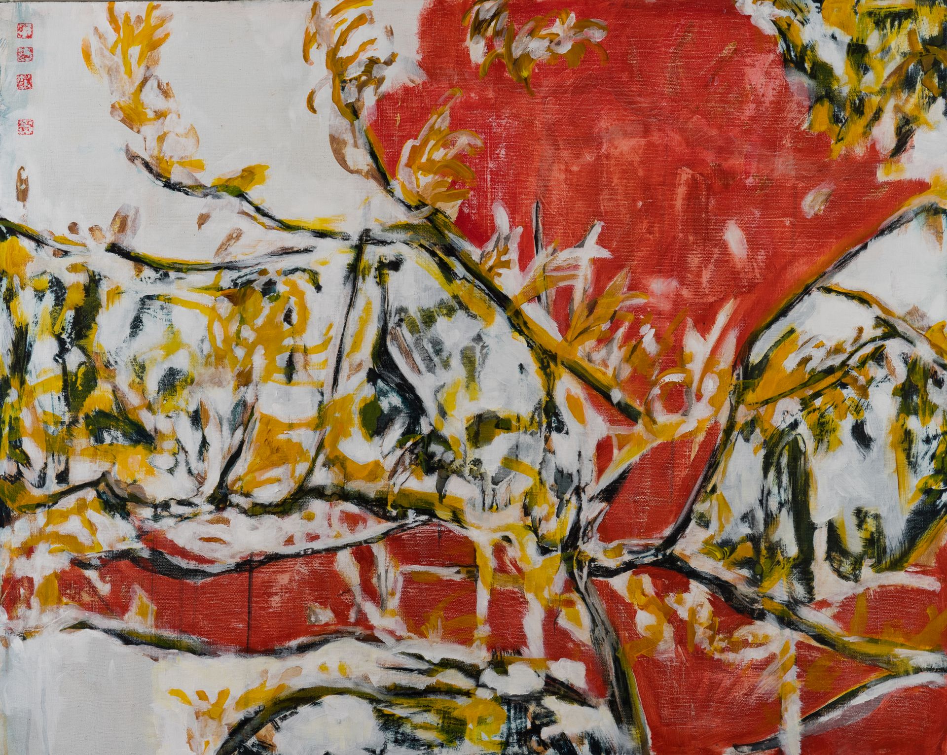 Раиса Граф (Картина, живопись - 
                  100 x 80 см) #7 диптих из цикла Дао