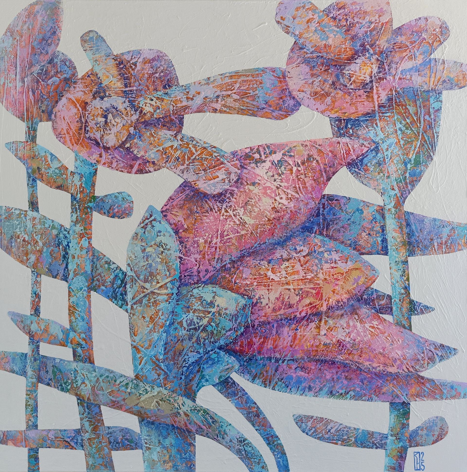 Наталья Порошина (Картина, живопись - 
                  60 x 60 см) Солнечная дымка