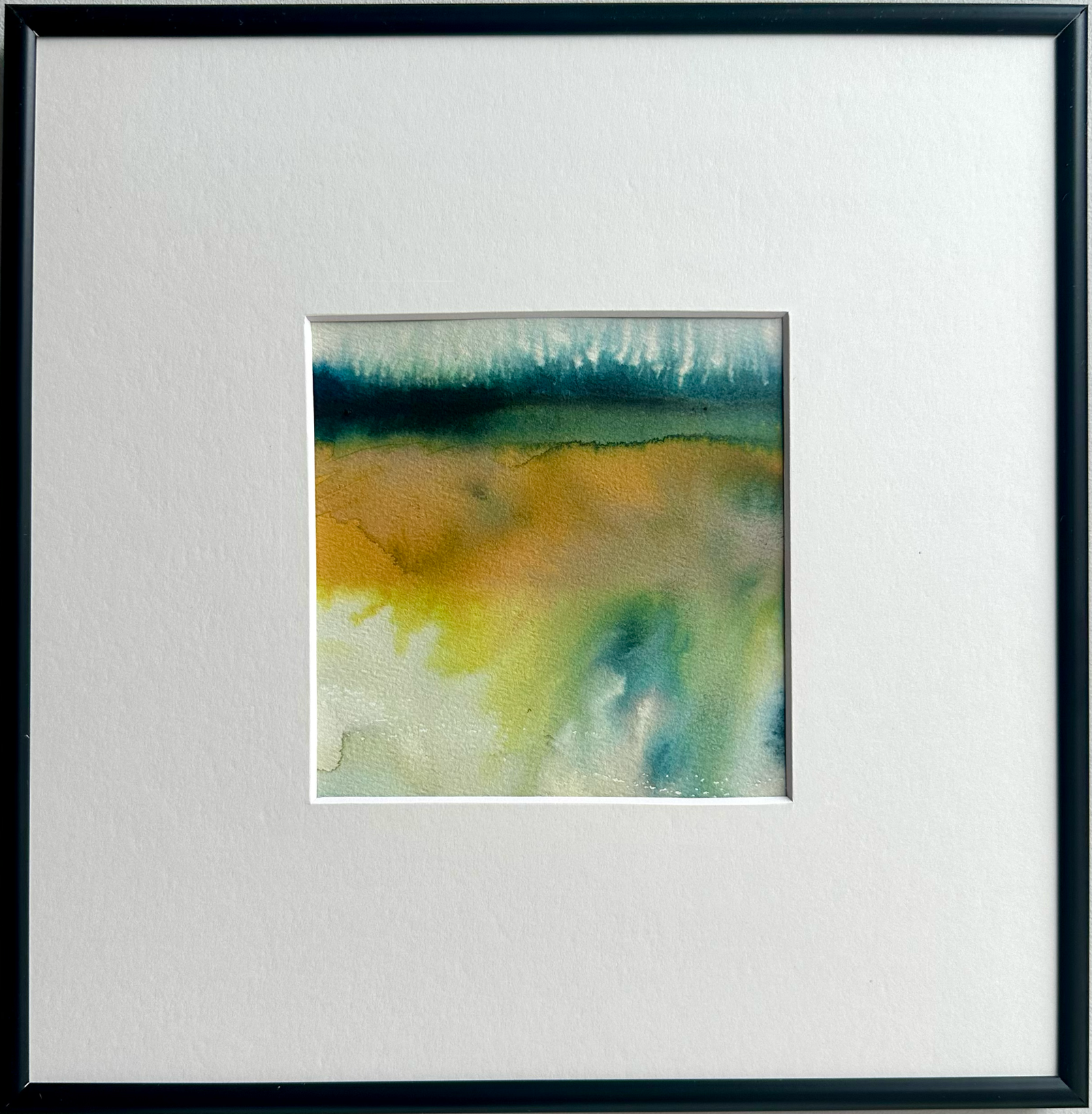 Анастасия Попова (Авторская графика - 
                  30 x 30 см) Вечер на Сылве, часть I