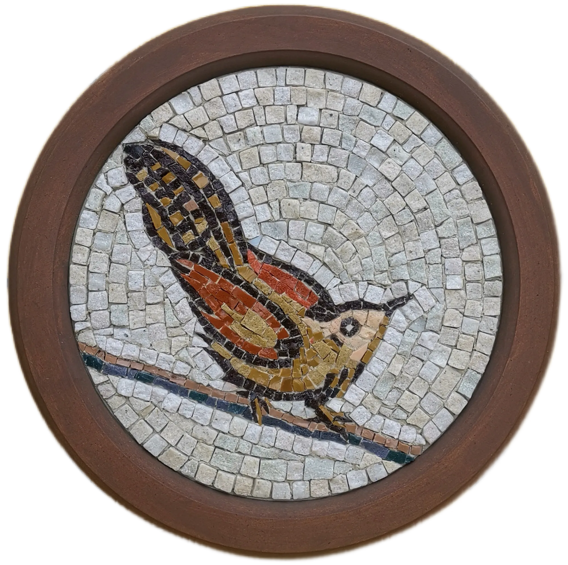 Александра Егорова (Объект - 
                  30 x 30 см) Птичка на ветке