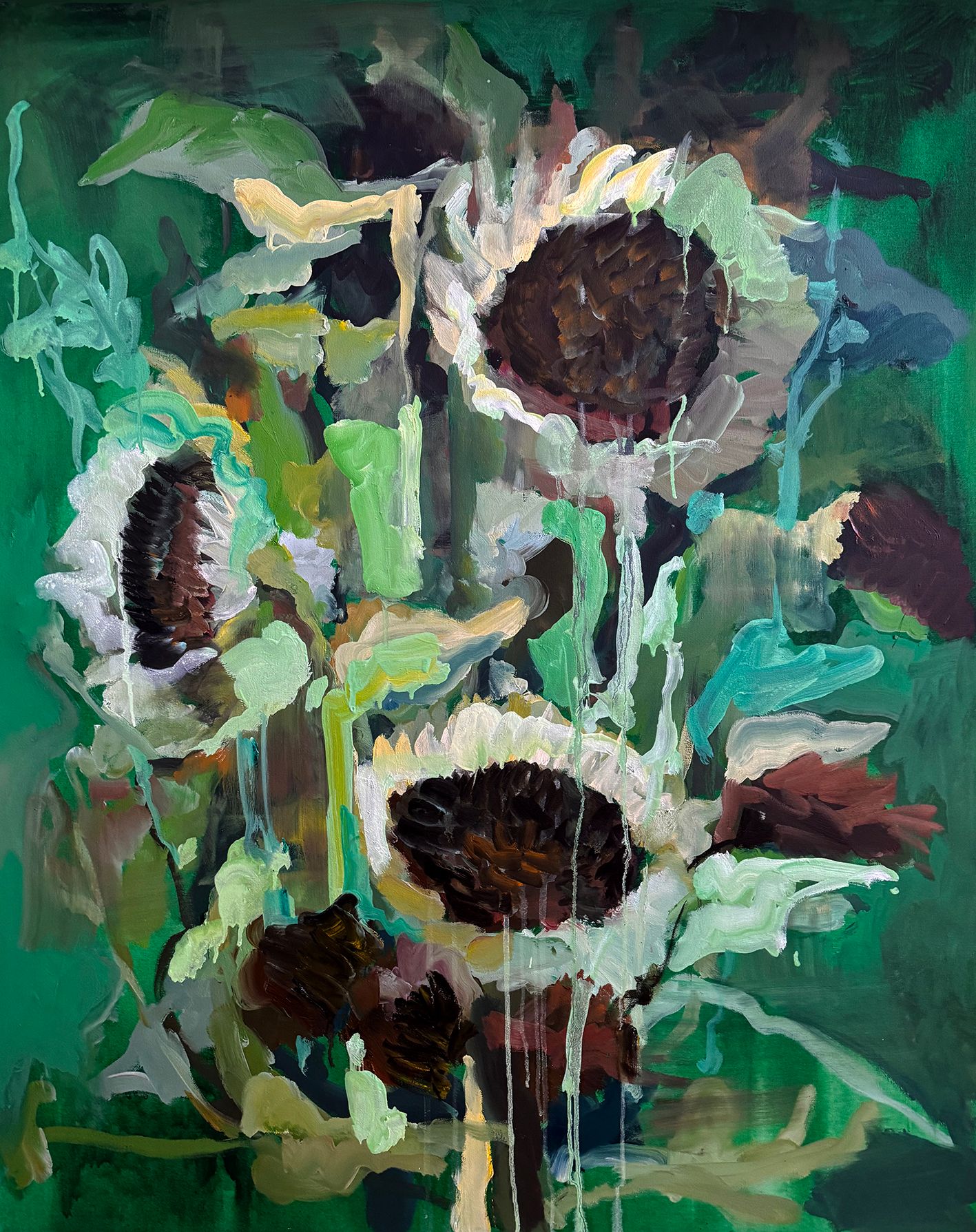 Валерия Зимятова (Картина, живопись - 
                  80 x 100 см) Green summer