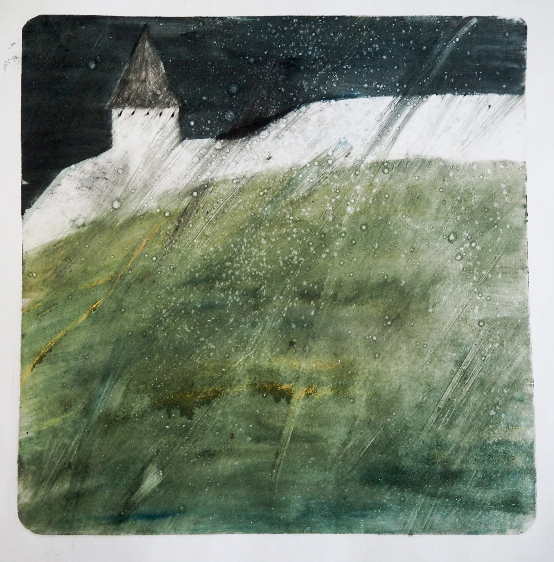 Полина Волкоморова (Графика печатная - 
                  50 x 50 см) Казань (2)