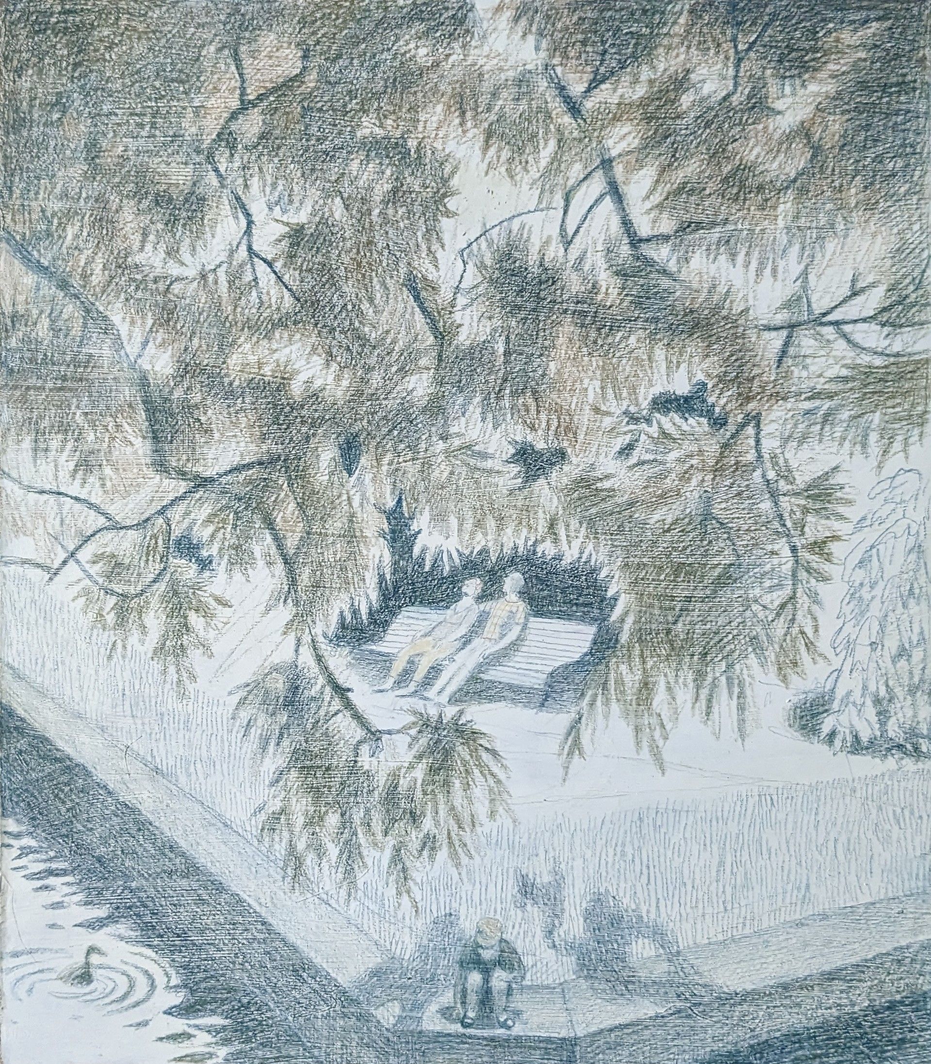 Анастасия Мотина (Картина, живопись - 
                  35 x 40 см) Гнездо