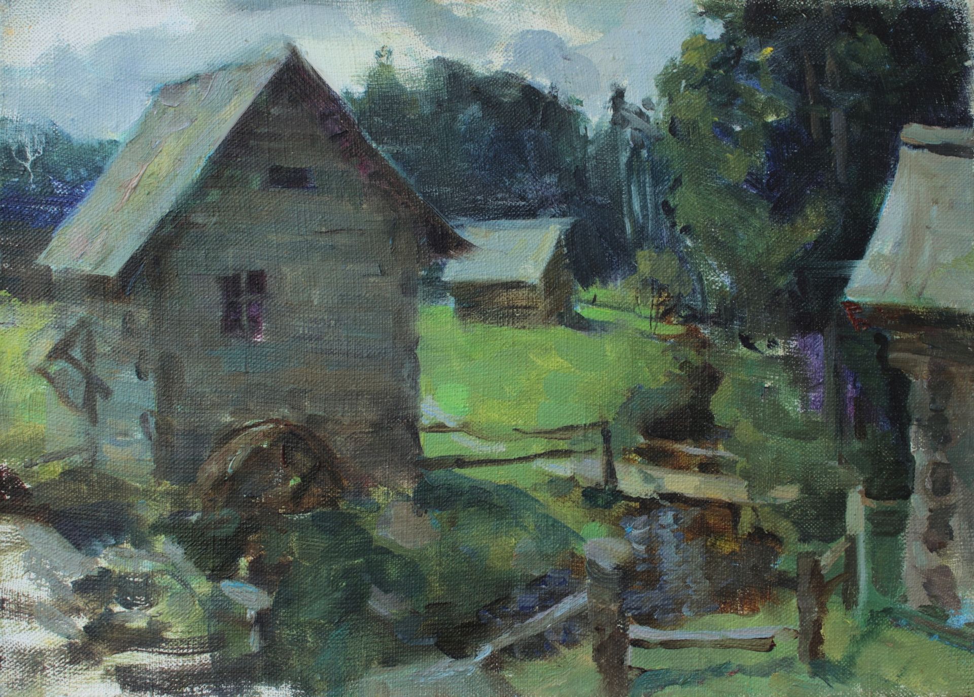 Алина Коршункова (Картина, живопись - 
                  35 x 25 см) Пушкинская деревня
