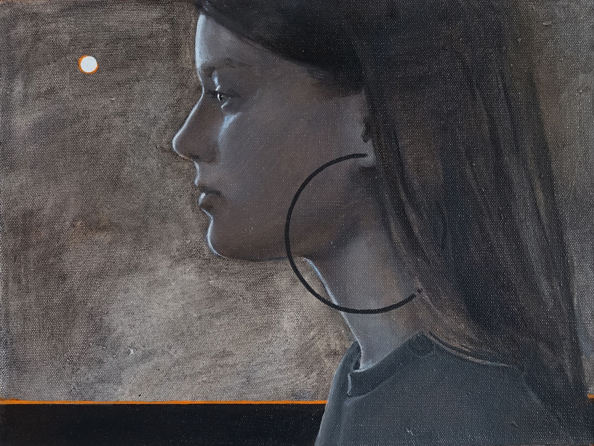 Лера Лыба (Картина, живопись - 
                  40 x 30 см) Девушка и море