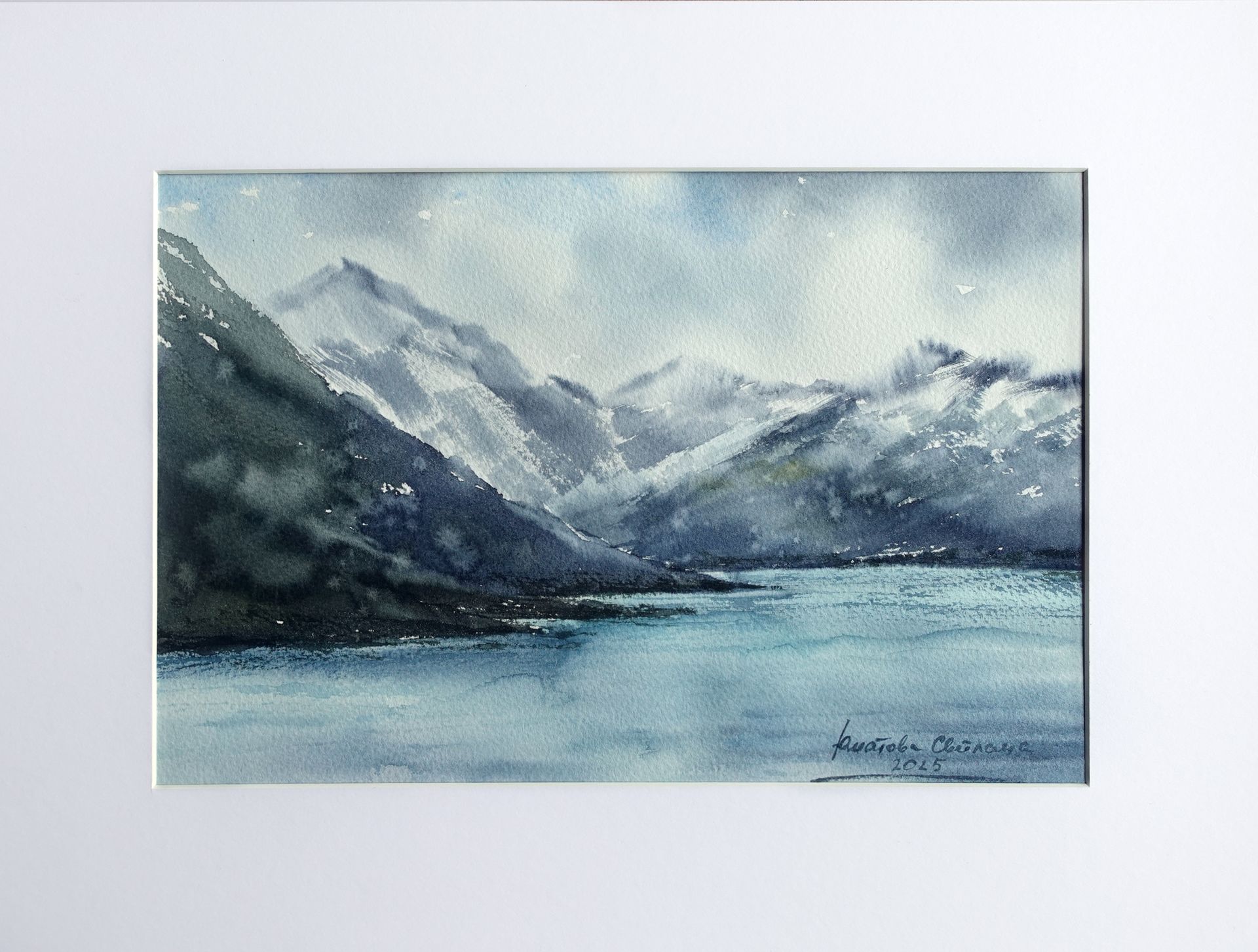 Светлана Юматова (Авторская графика - 
                  40 x 30 см) Туманы