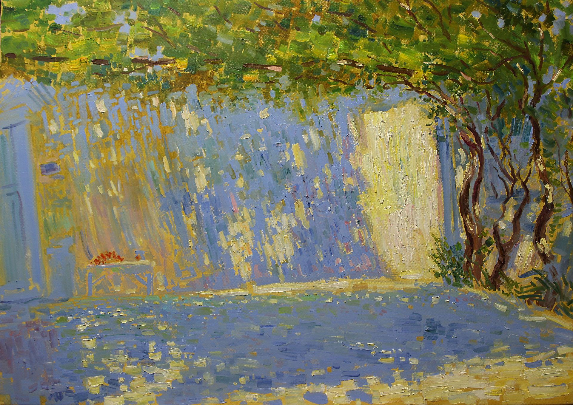 Евгений Ковальчук (Картина, живопись - 
                  120 x 85 см) Лето в Темрюке