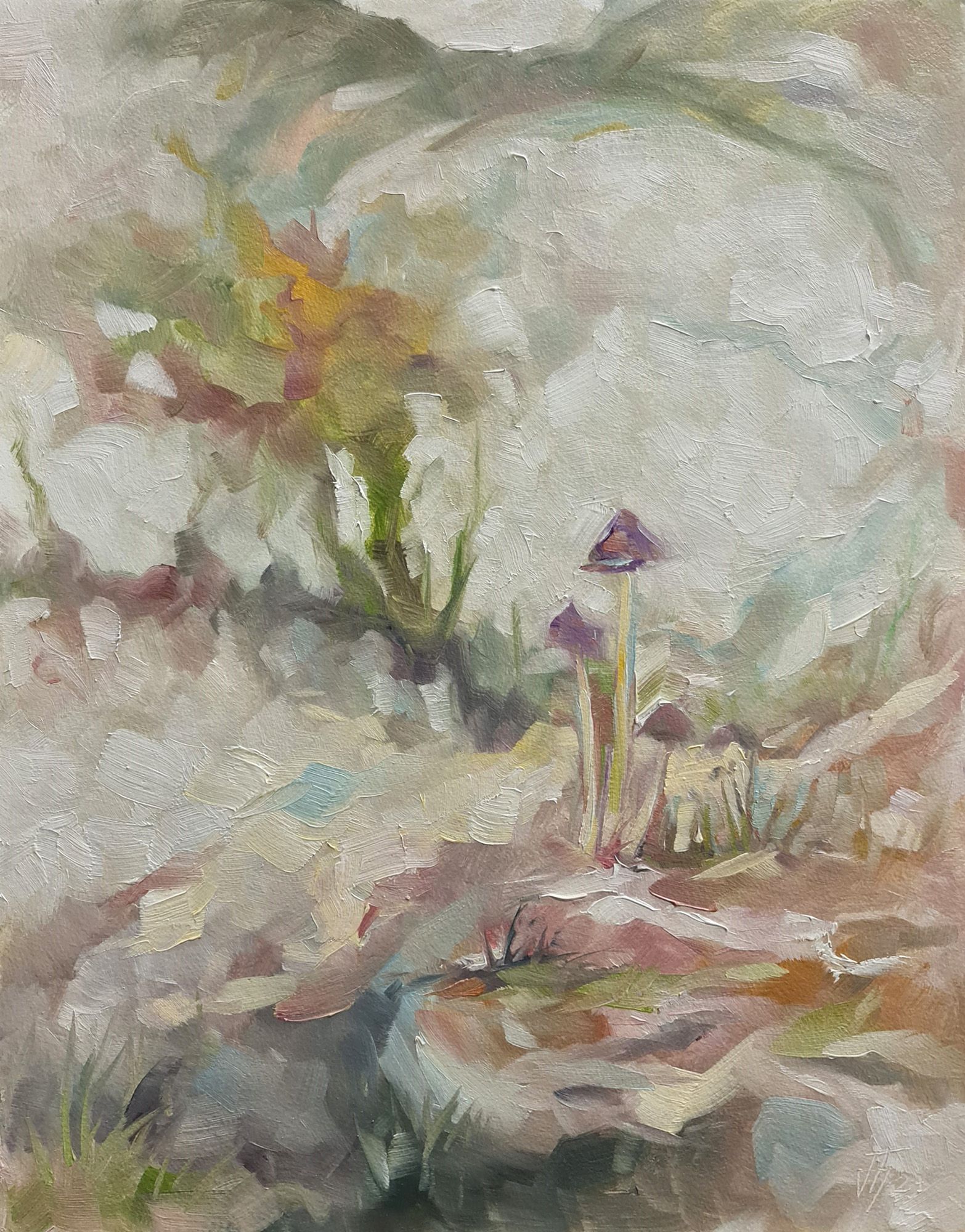 Александр Буданов (Авторская графика - 
                  35 x 45 см) Грибочки 2