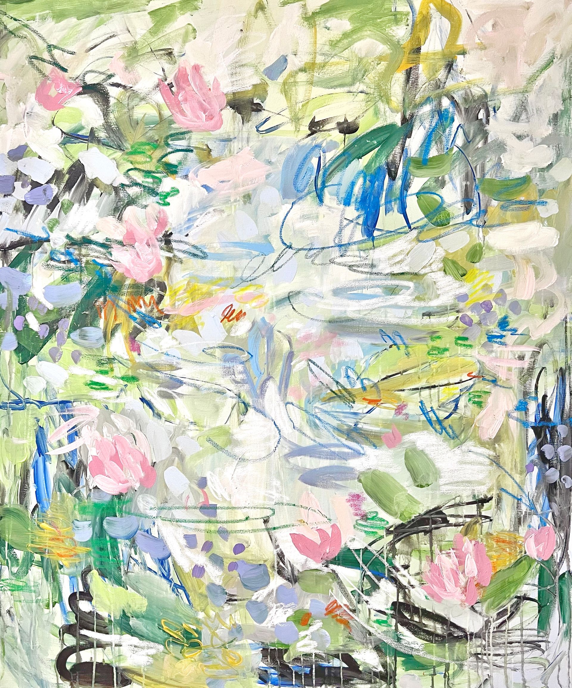 Анна Ганина (Картина, живопись - 
                  100 x 120 см) Lily pond