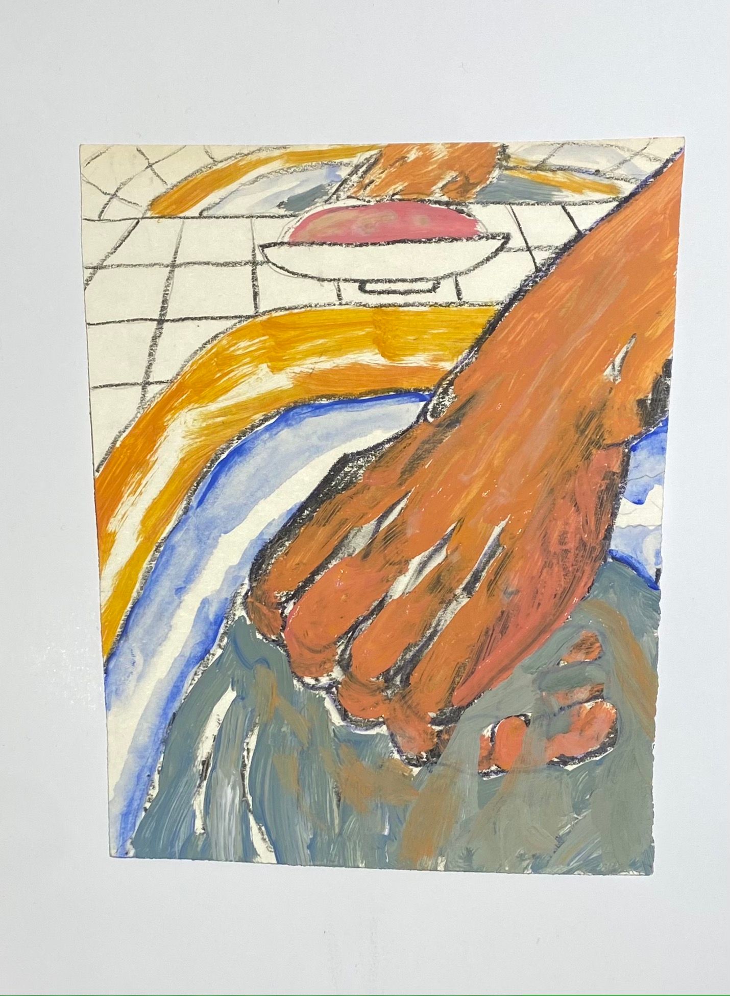 Алиса Гвоздева (Авторская графика - 
                  20 x 23 см) Руки мой