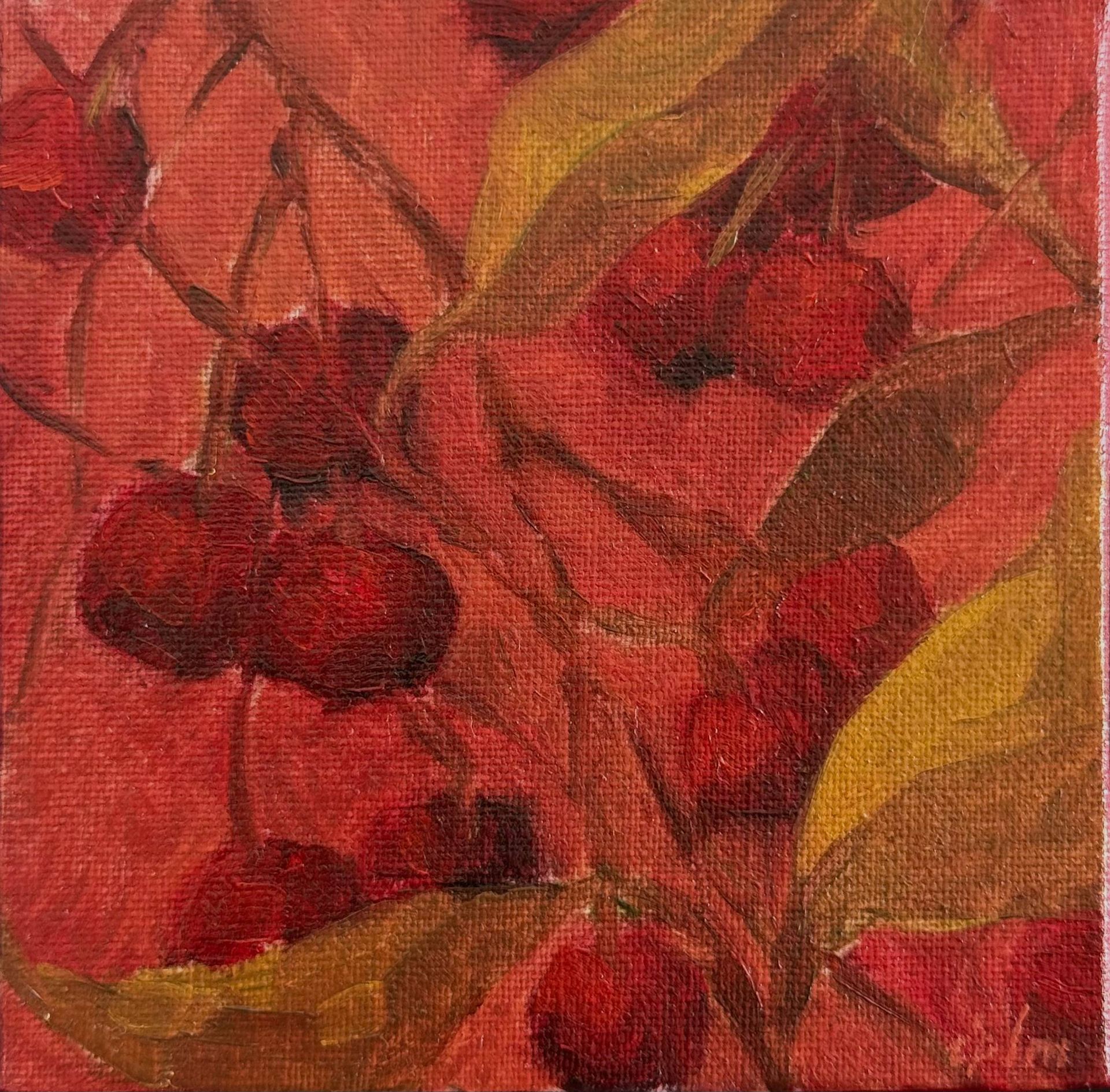 Виктория Зарецкая (embrassé par la muse) (Авторская графика - 
                  10 x 10 см) Сок