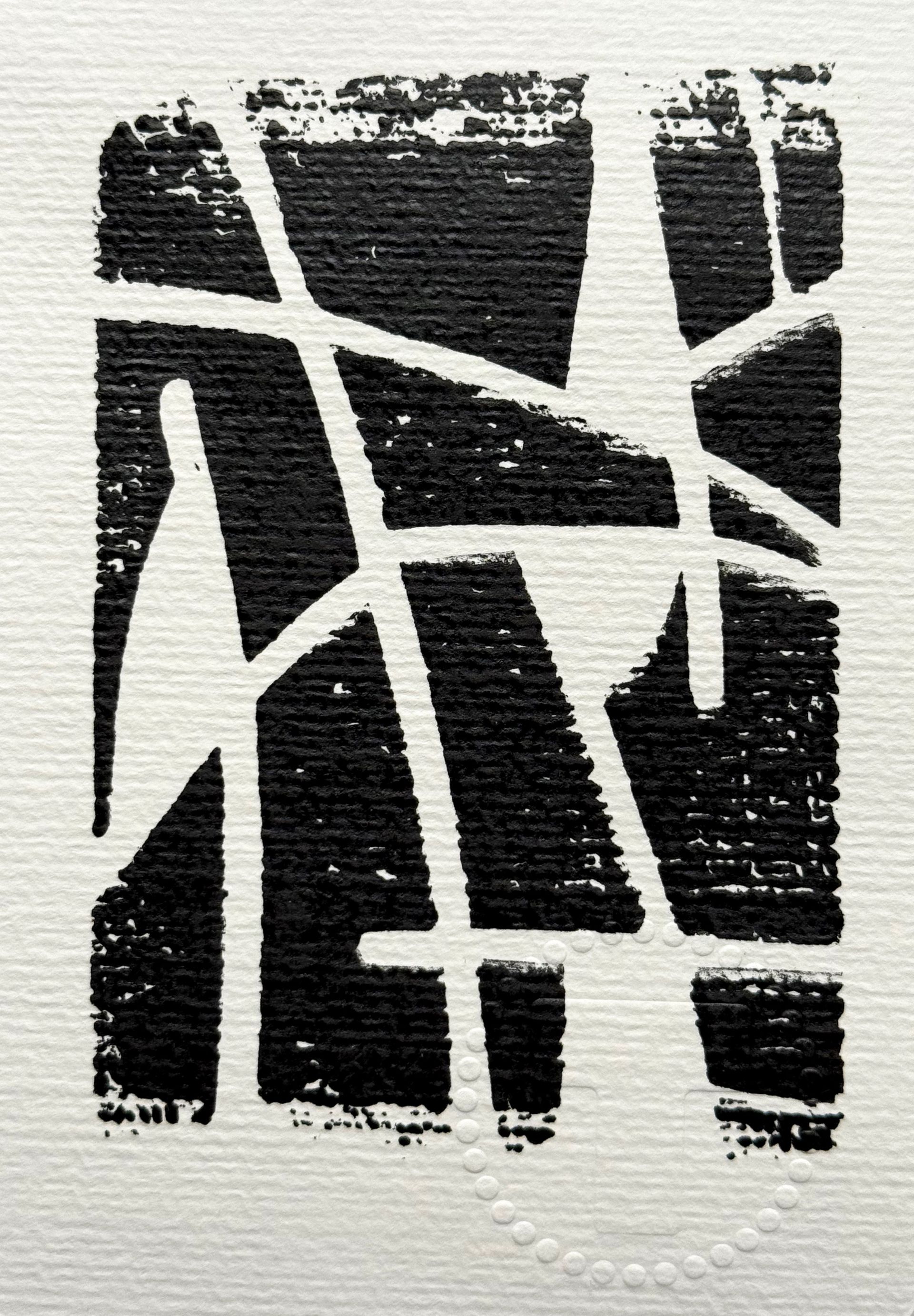 Александр Трунилов (Sasha Trun) (Графика печатная - 
                  10 x 15 см) Линогравюра