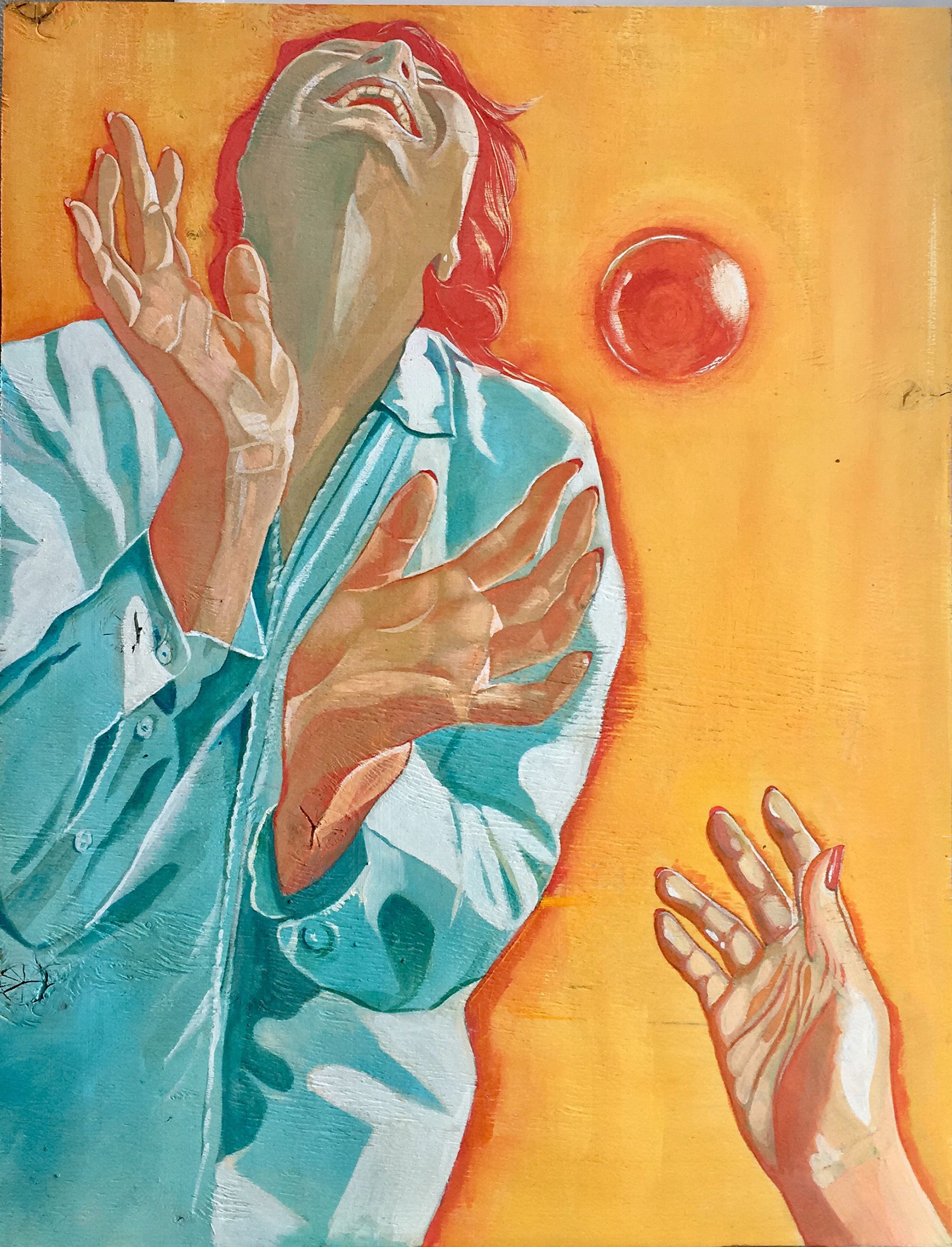 Анастасия Шпак (Картина, живопись - 
                  50 x 70 см) Игра