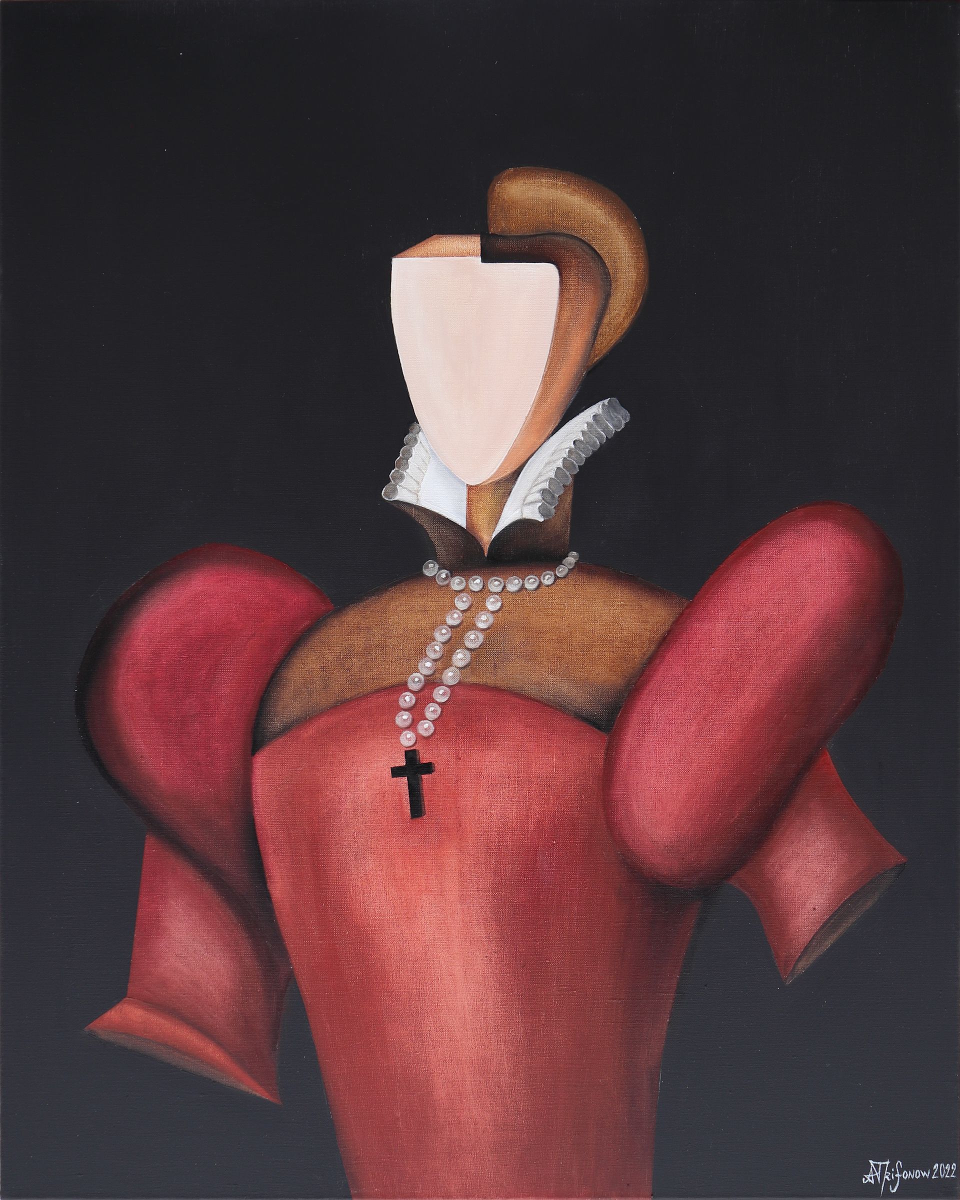 Александр Трифонов (Картина, живопись - 
                  80 x 100 см) Мария Стюарт королева Шотландии